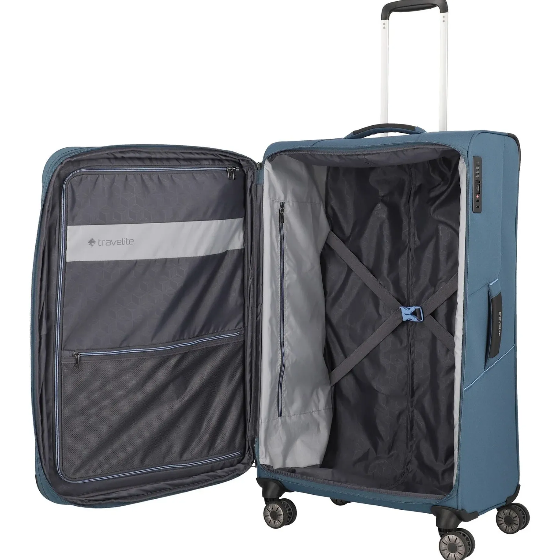 Skaii - 4-Rollen-Trolley L 78 cm erw. (panoramablau)