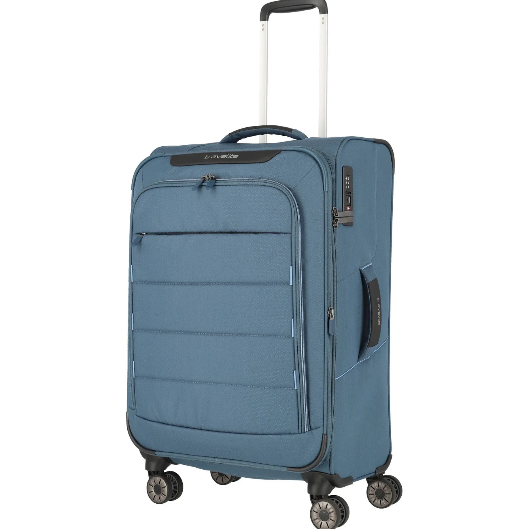 Skaii - 4-Rollen-Trolley M 67 cm erw. (panoramablau)