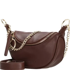 Skien II - Schultertasche 19 cm (oxblood/gold)