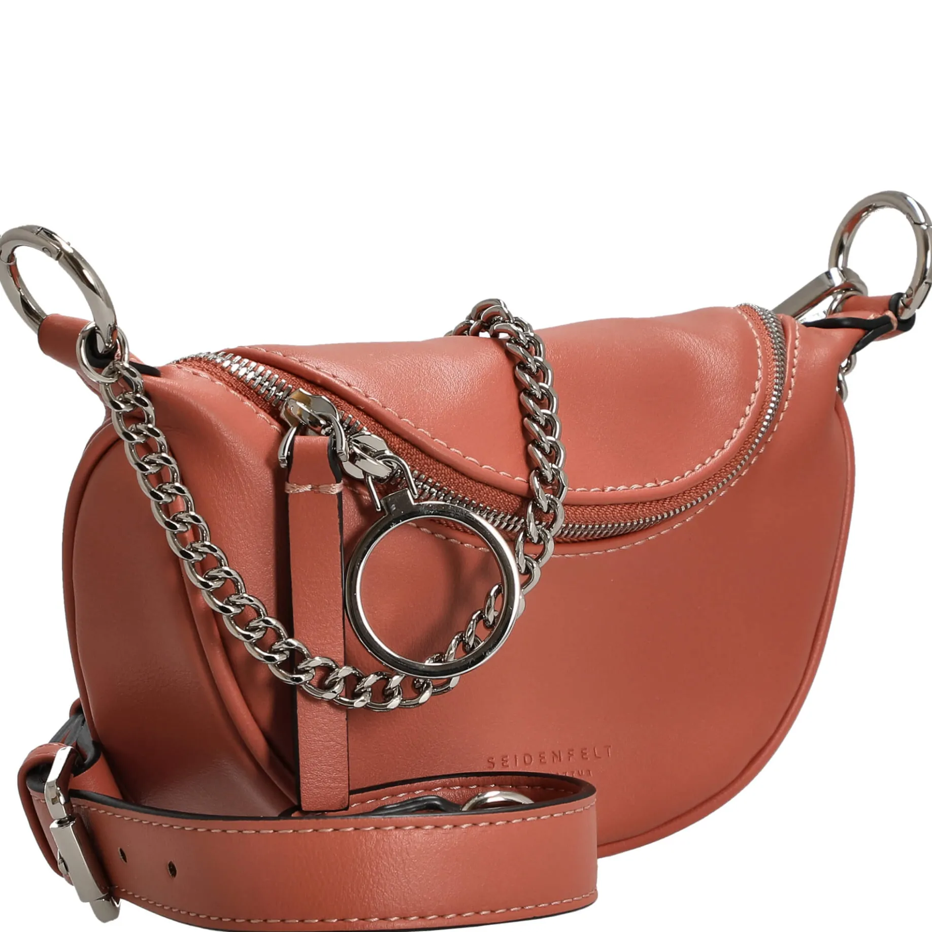 Skien II - Schultertasche 19 cm (dark blush)