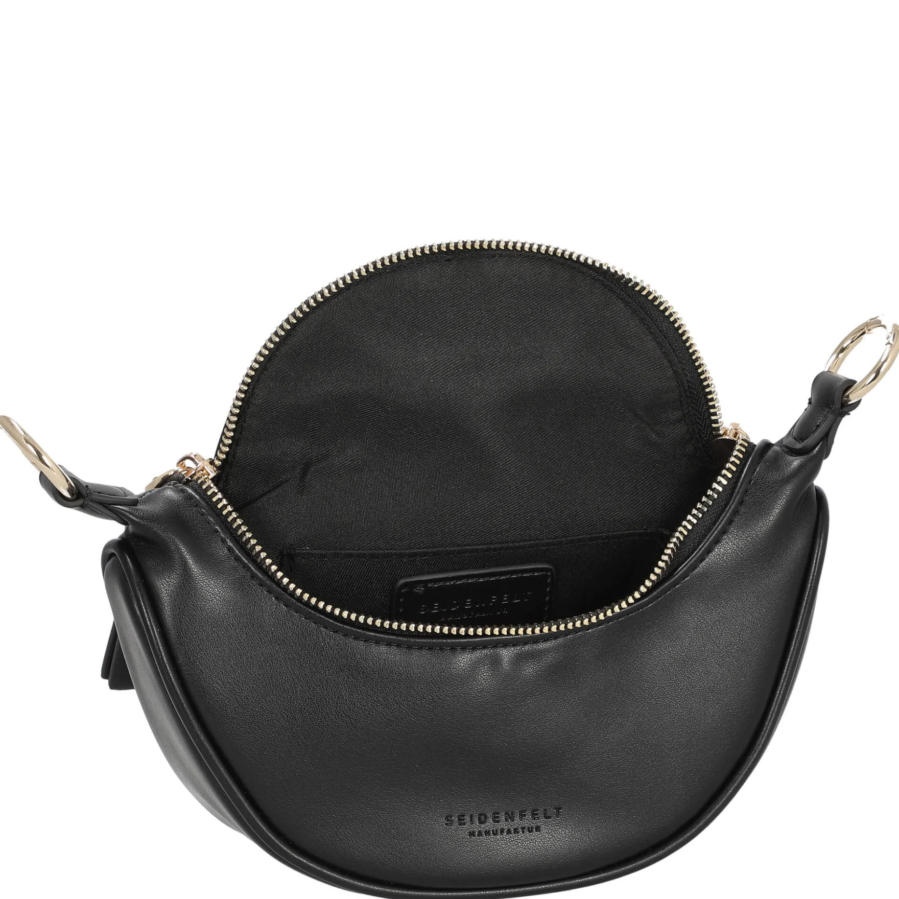 Skien II - Schultertasche 19 cm (black/gold)