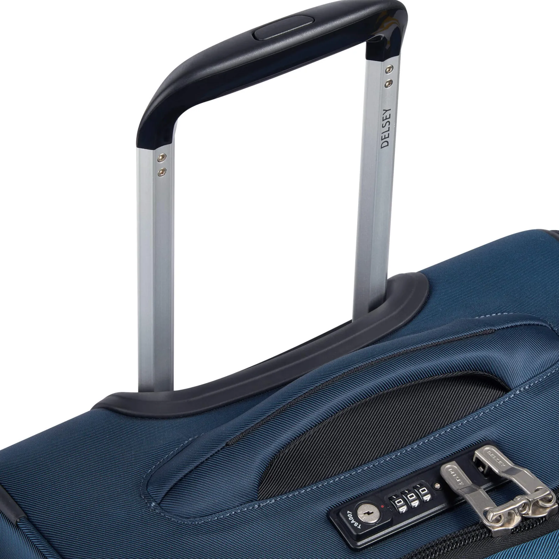 Sky Max 2.0 Slim Line - 4-Rollen-Kabinentrolley 55 cm (blau)