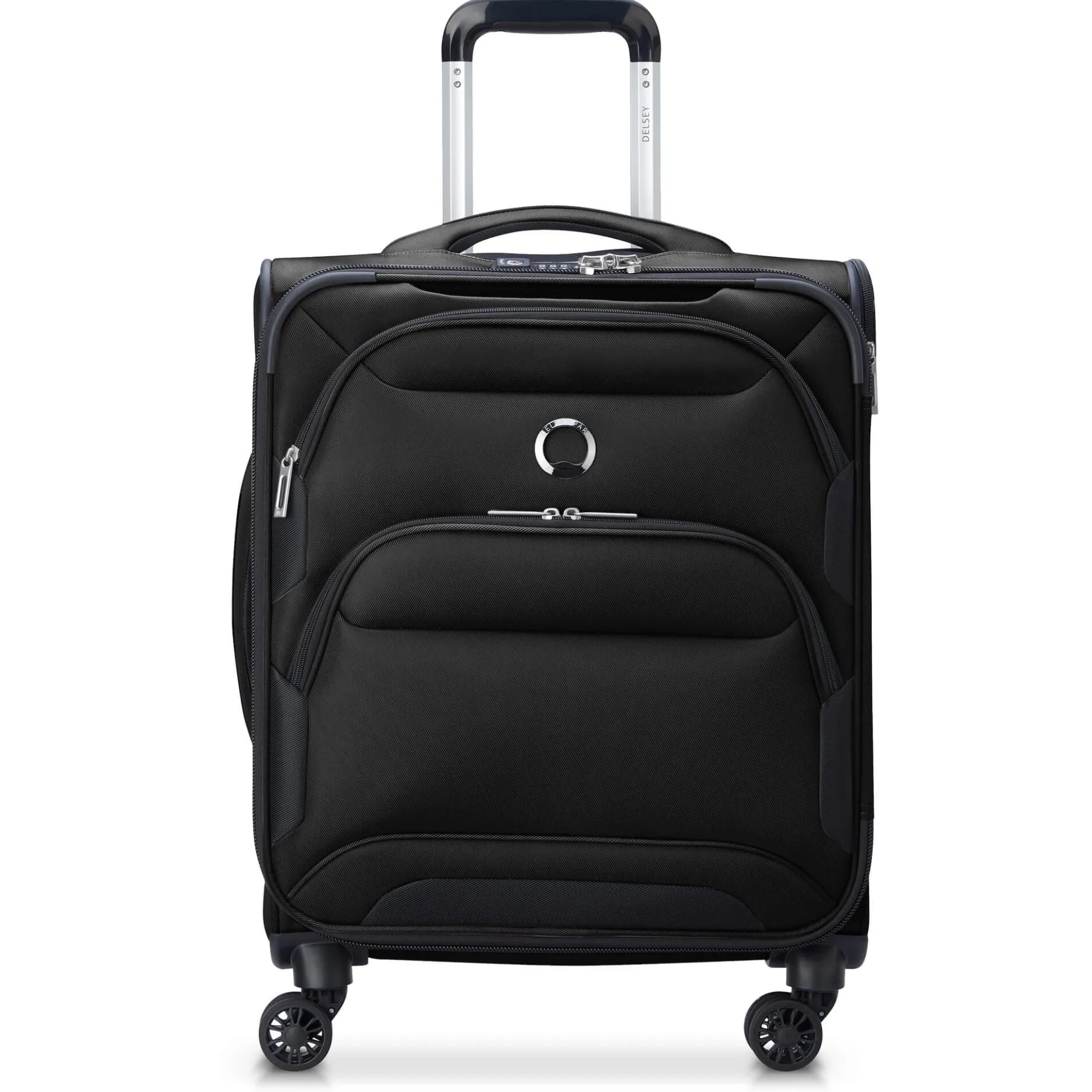 Sky Max 2.0 Slim Line - 4-Rollen-Kabinentrolley 55 cm (schwarz)
