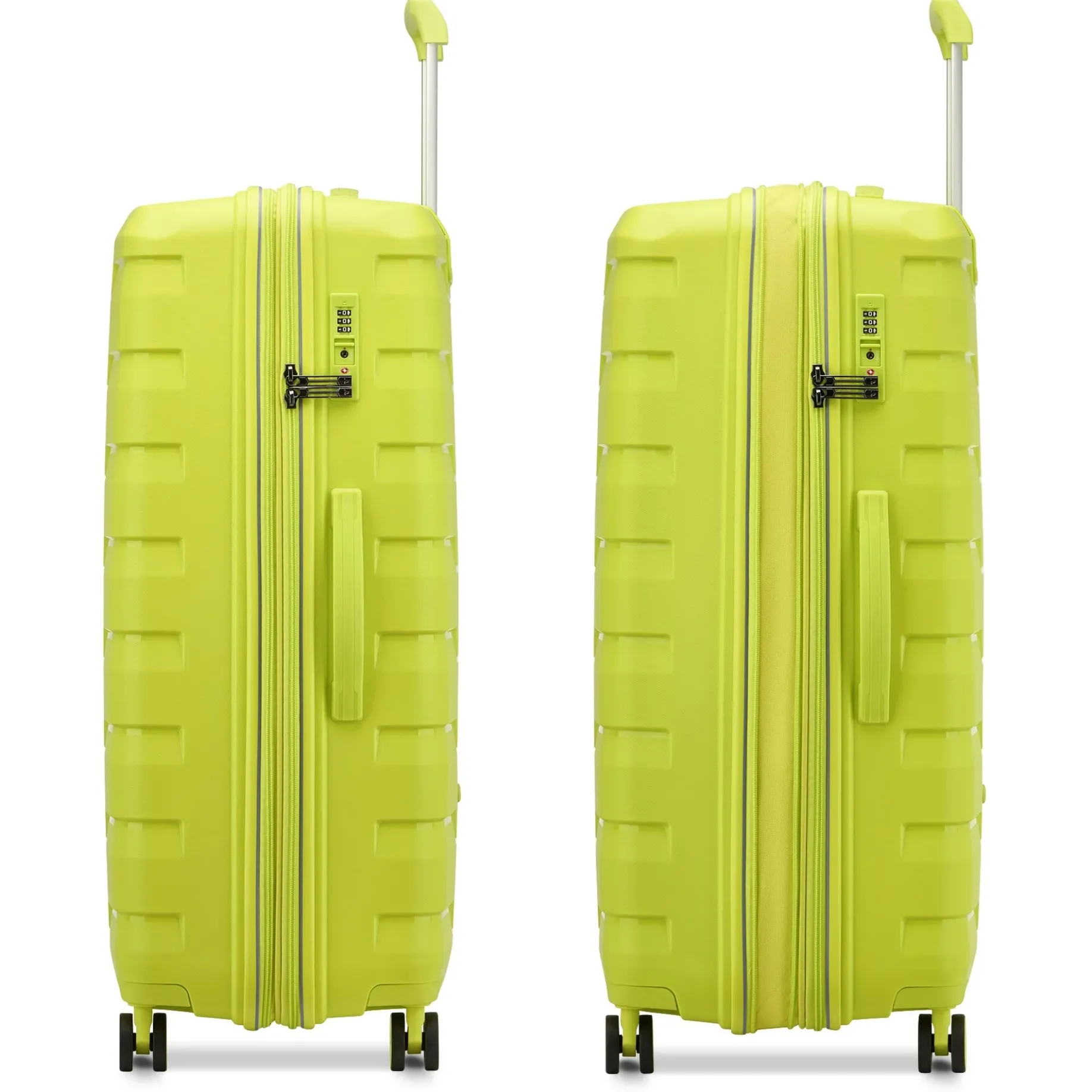 Skyline 2.0 - 4-Rollen-Trolley L 79 cm erw. (cyber lime)