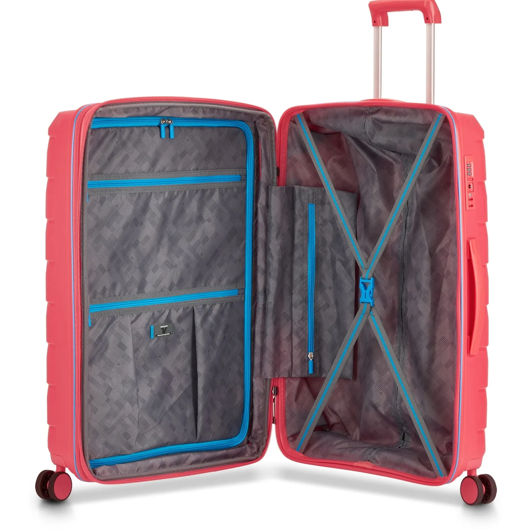 Skyline 2.0 - 4-Rollen-Trolley M 70 cm erw. (radiant red)