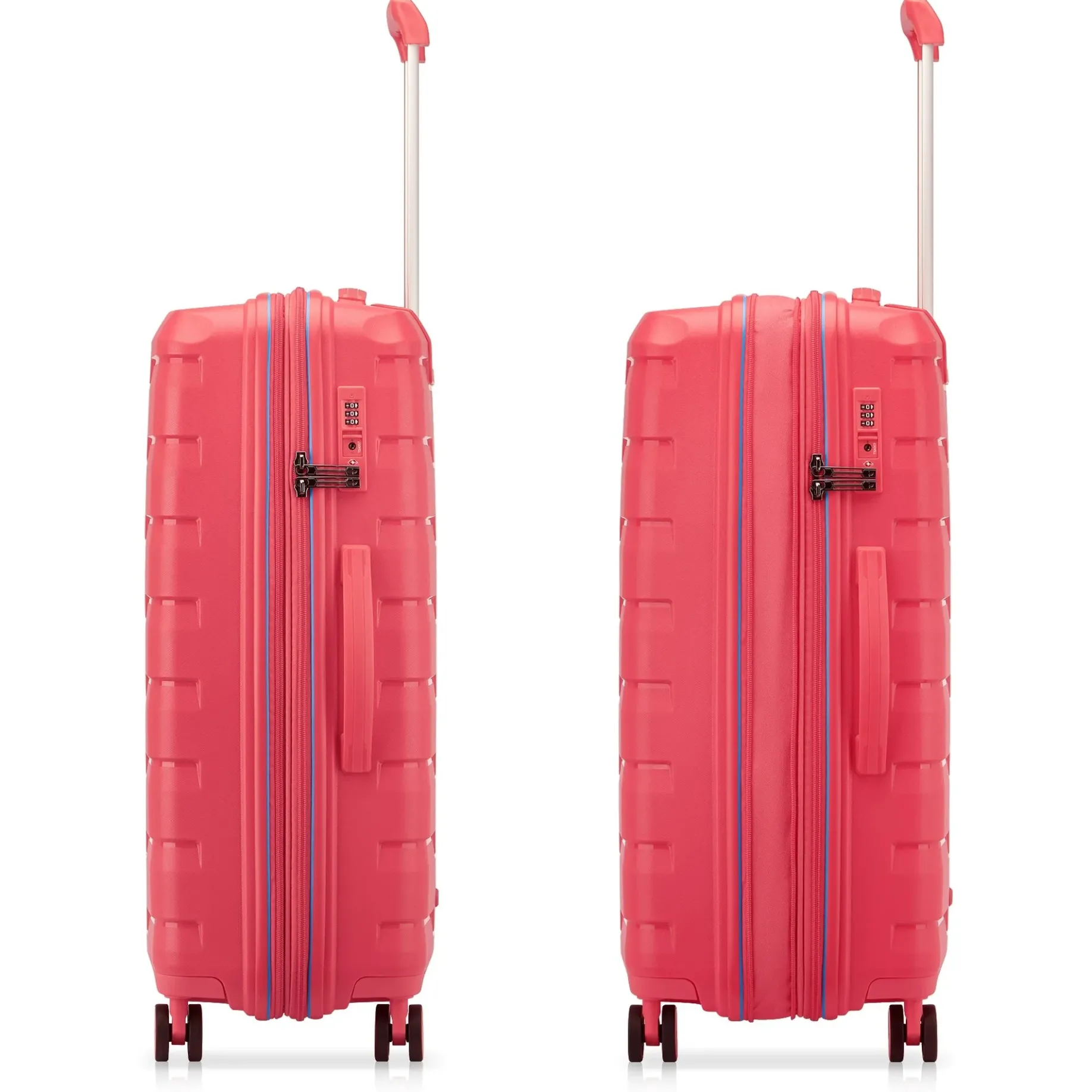Skyline 2.0 - 4-Rollen-Trolley M 70 cm erw. (radiant red)