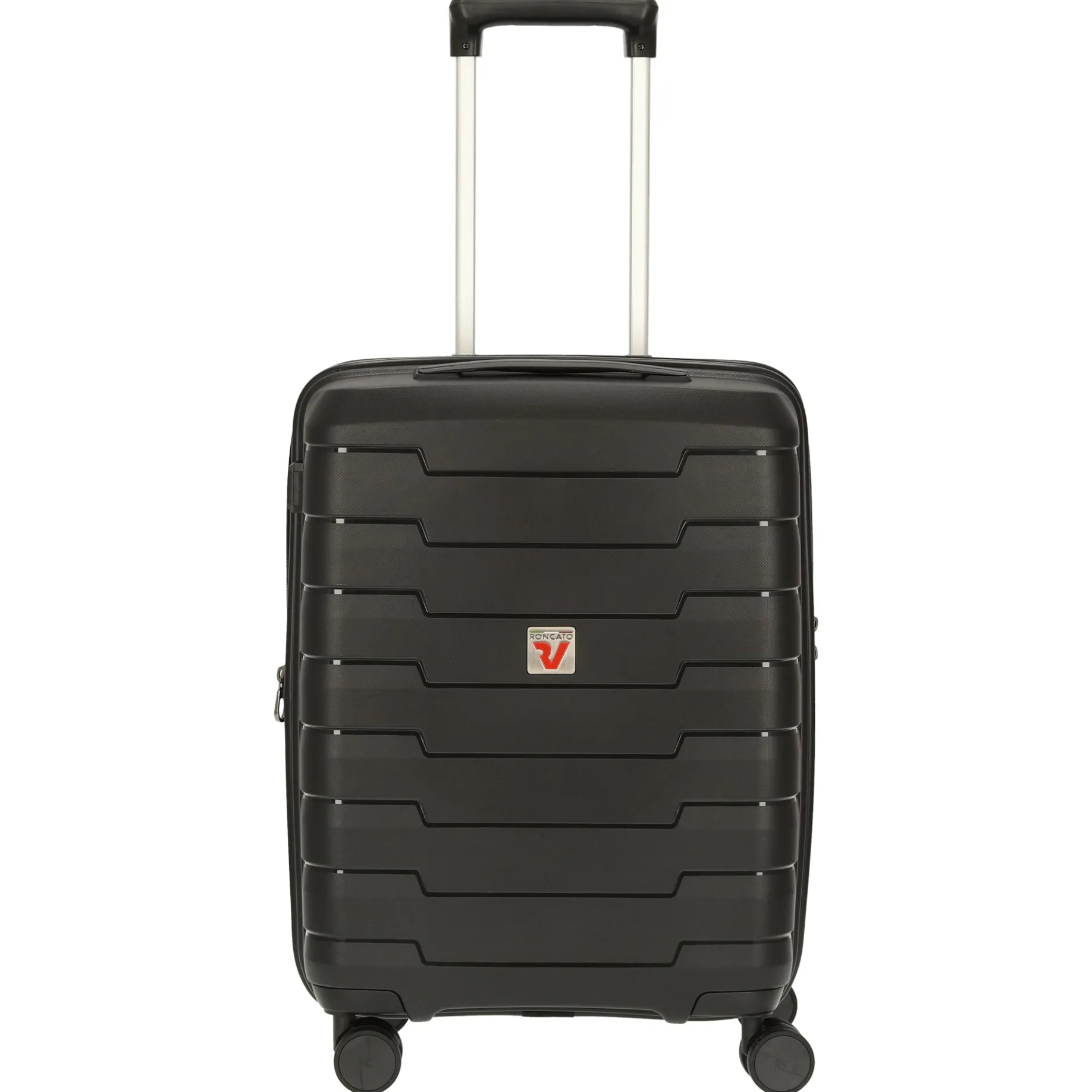 Skyline - 4-Rollen-Kabinentrolley S 55 cm erw. USB-Anschluss (nero)