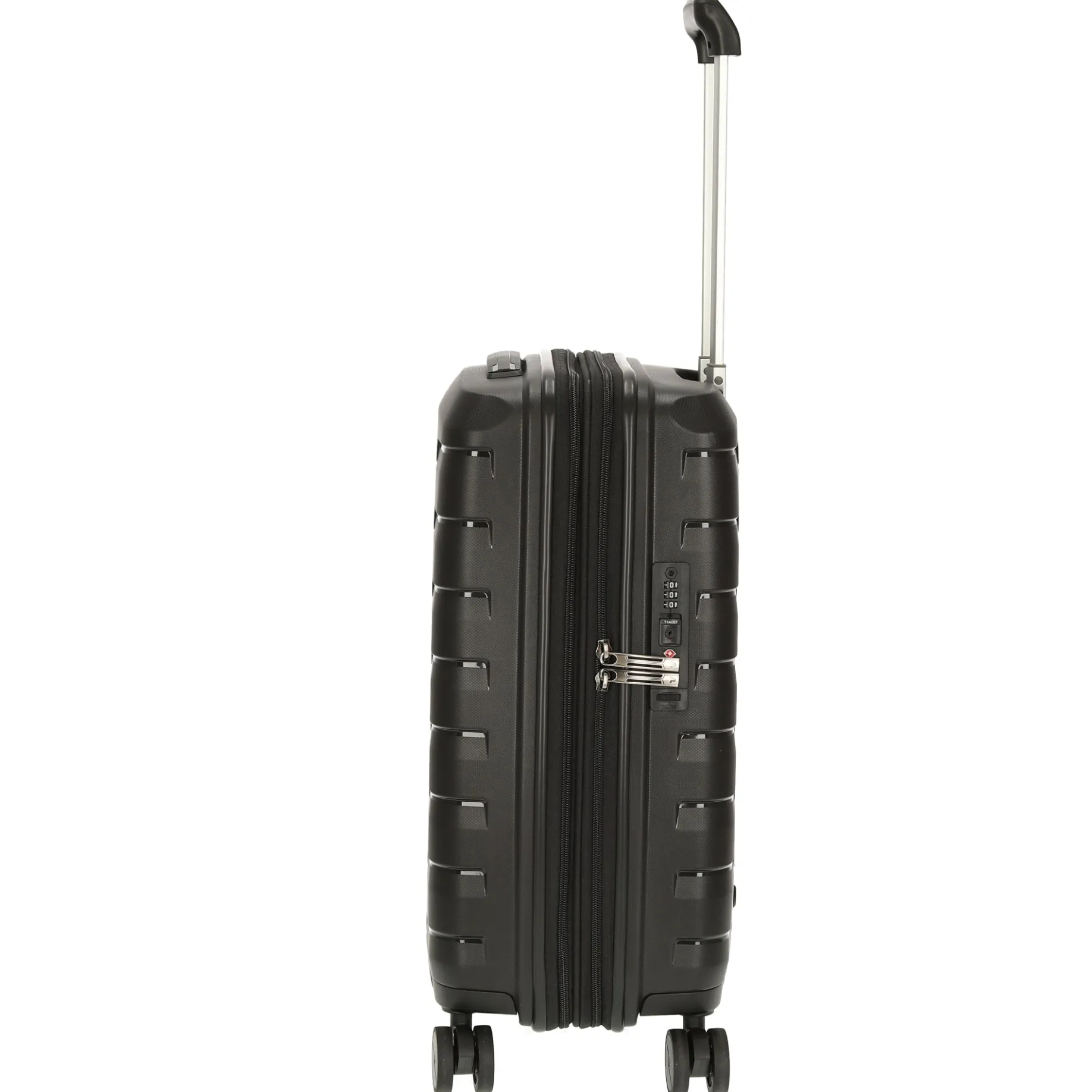 Skyline - 4-Rollen-Kabinentrolley S 55 cm erw. USB-Anschluss (nero)