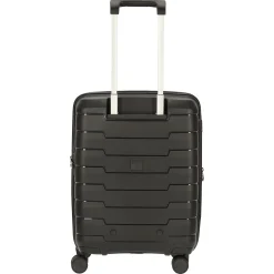 Skyline - 4-Rollen-Kabinentrolley S 55 cm erw. USB-Anschluss (nero)