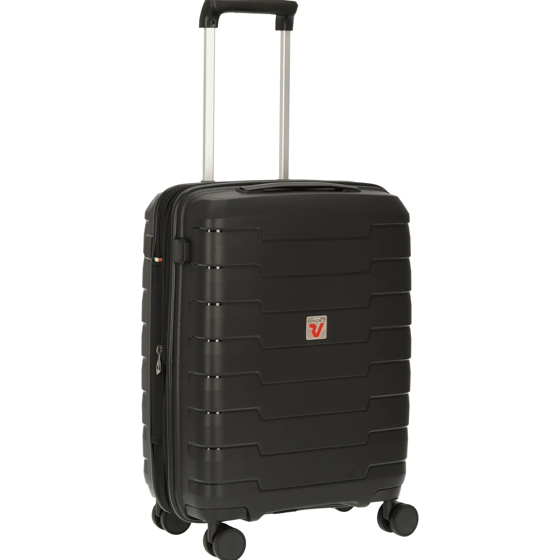 Skyline - 4-Rollen-Kabinentrolley S 55 cm erw. USB-Anschluss (nero)
