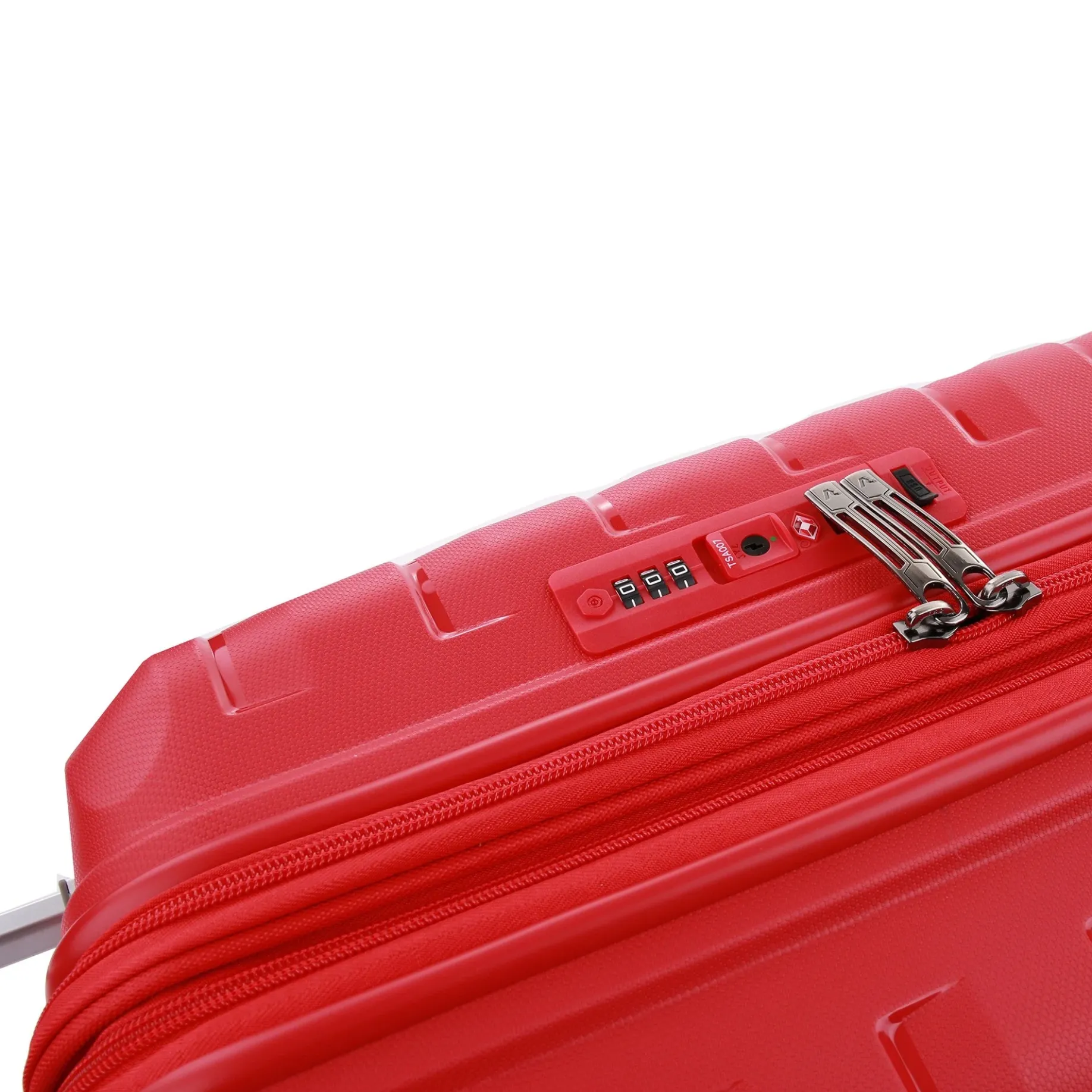 Skyline - 4-Rollen-Kabinentrolley S 55 cm erw. USB-Anschluss (rosso)