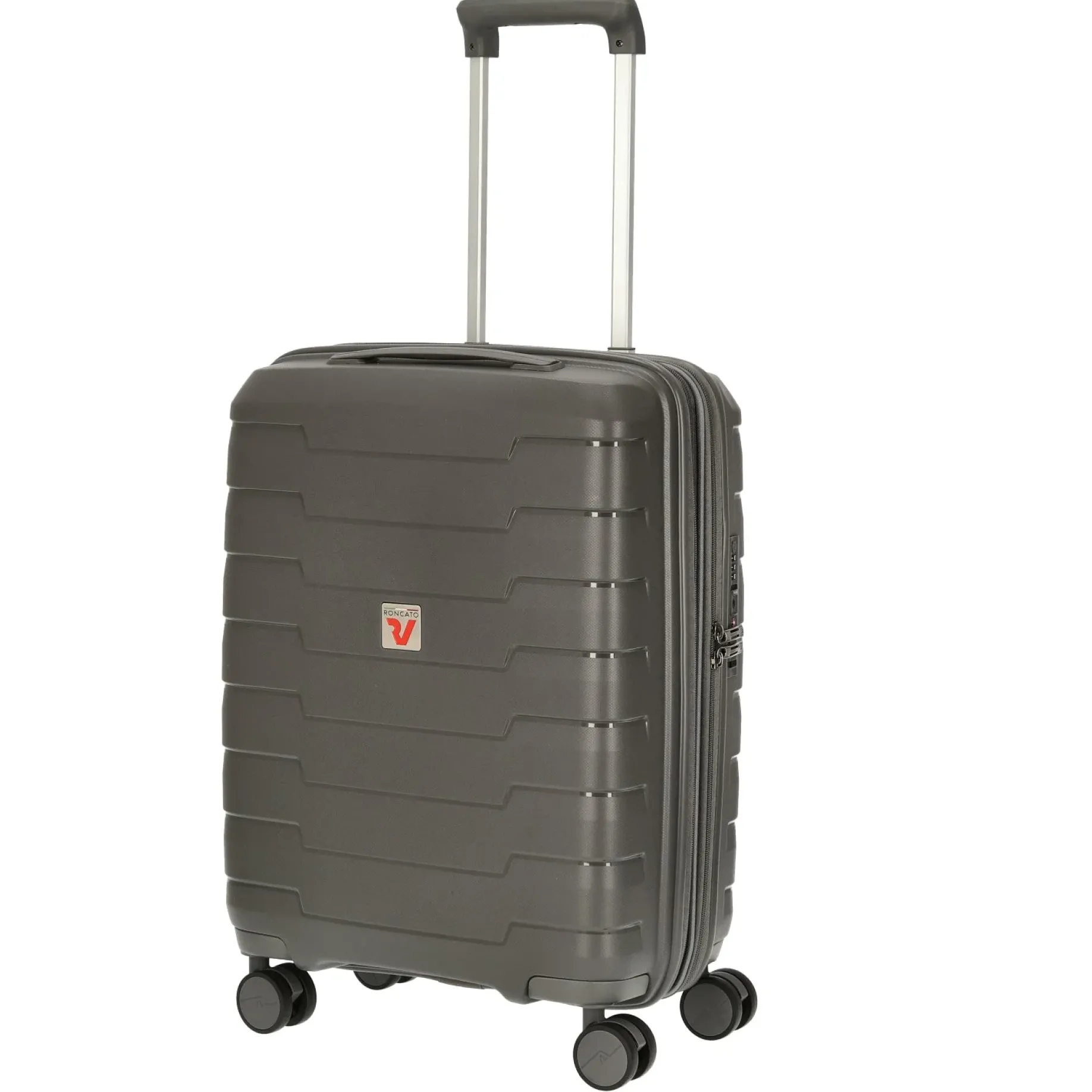 Skyline - 4-Rollen-Kabinentrolley S 55 cm erw. USB-Anschluss (antracite)