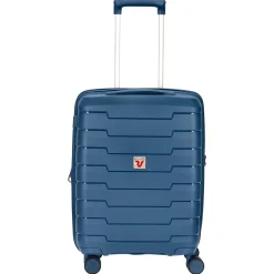 Skyline - 4-Rollen-Kabinentrolley S 55 cm erw. USB-Anschluss (navy)