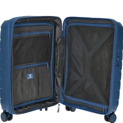 Skyline - 4-Rollen-Kabinentrolley S 55 cm erw. USB-Anschluss (navy)