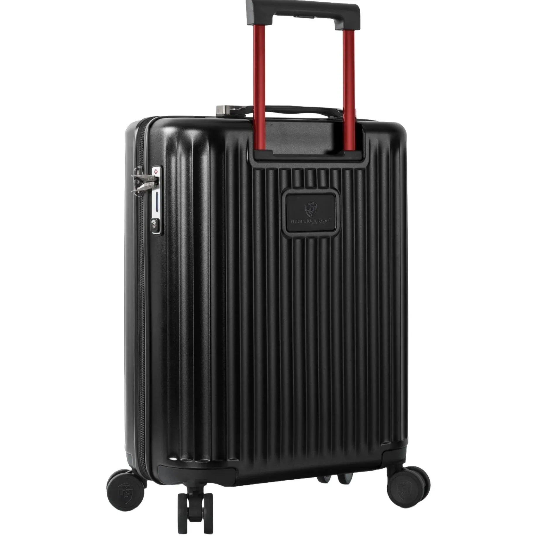 SmartLuggage - 4-Rollen-Kabinentrolley S (black)