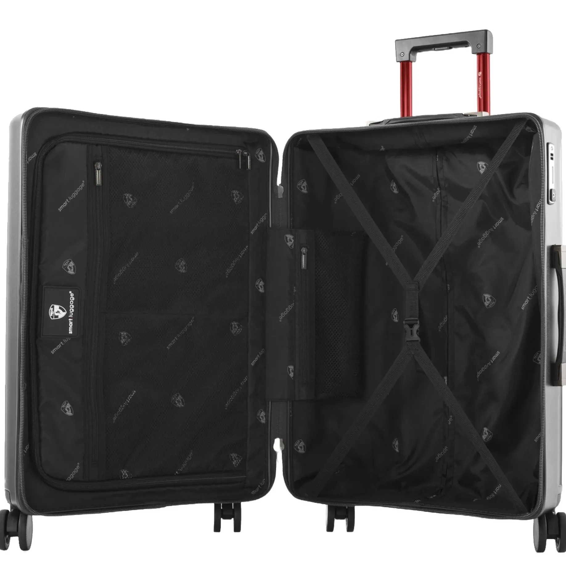 SmartLuggage - 4-Rollen-Kabinentrolley S (black)