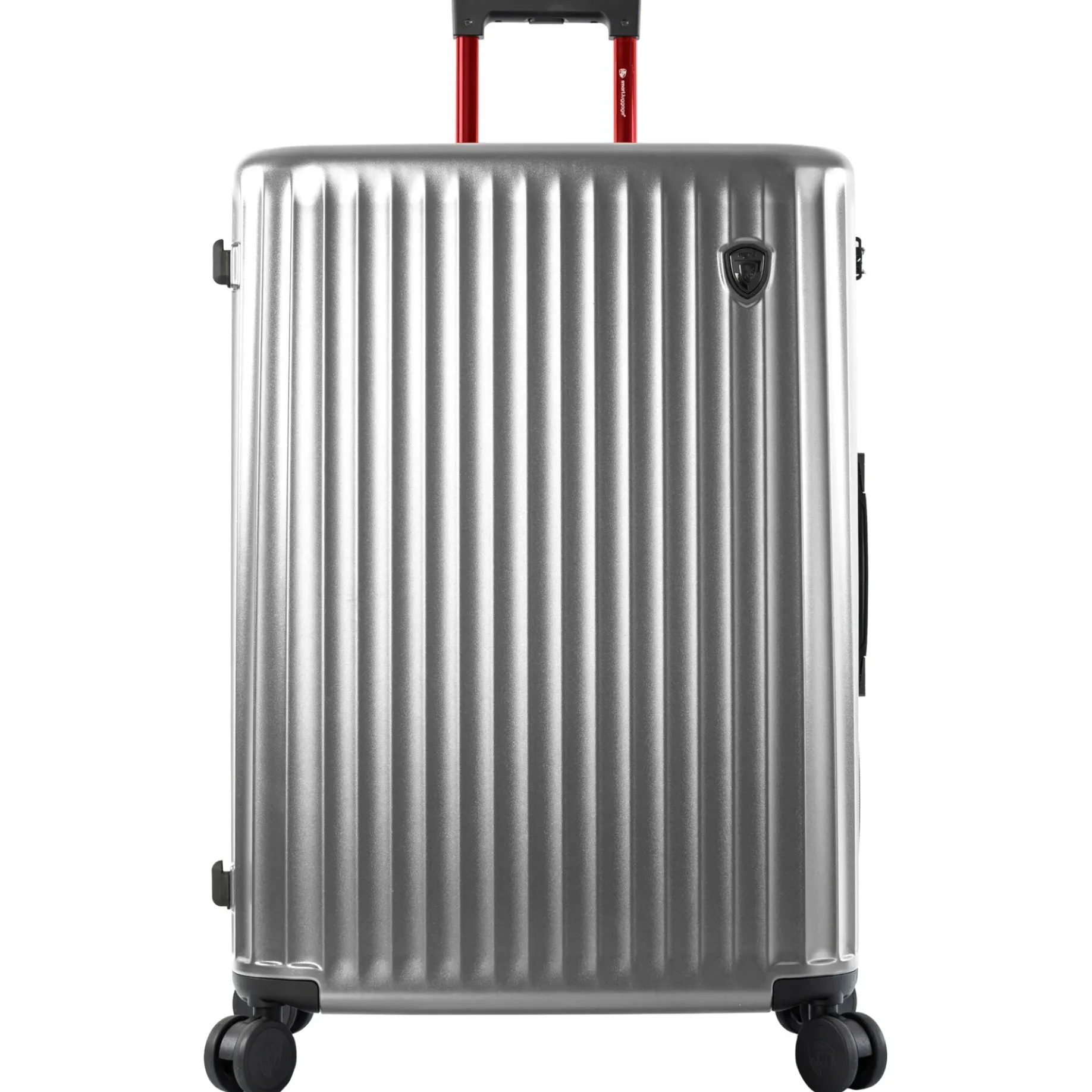 SmartLuggage - 4-Rollen-Trolley Set 3tlg. L/M/S (silver)