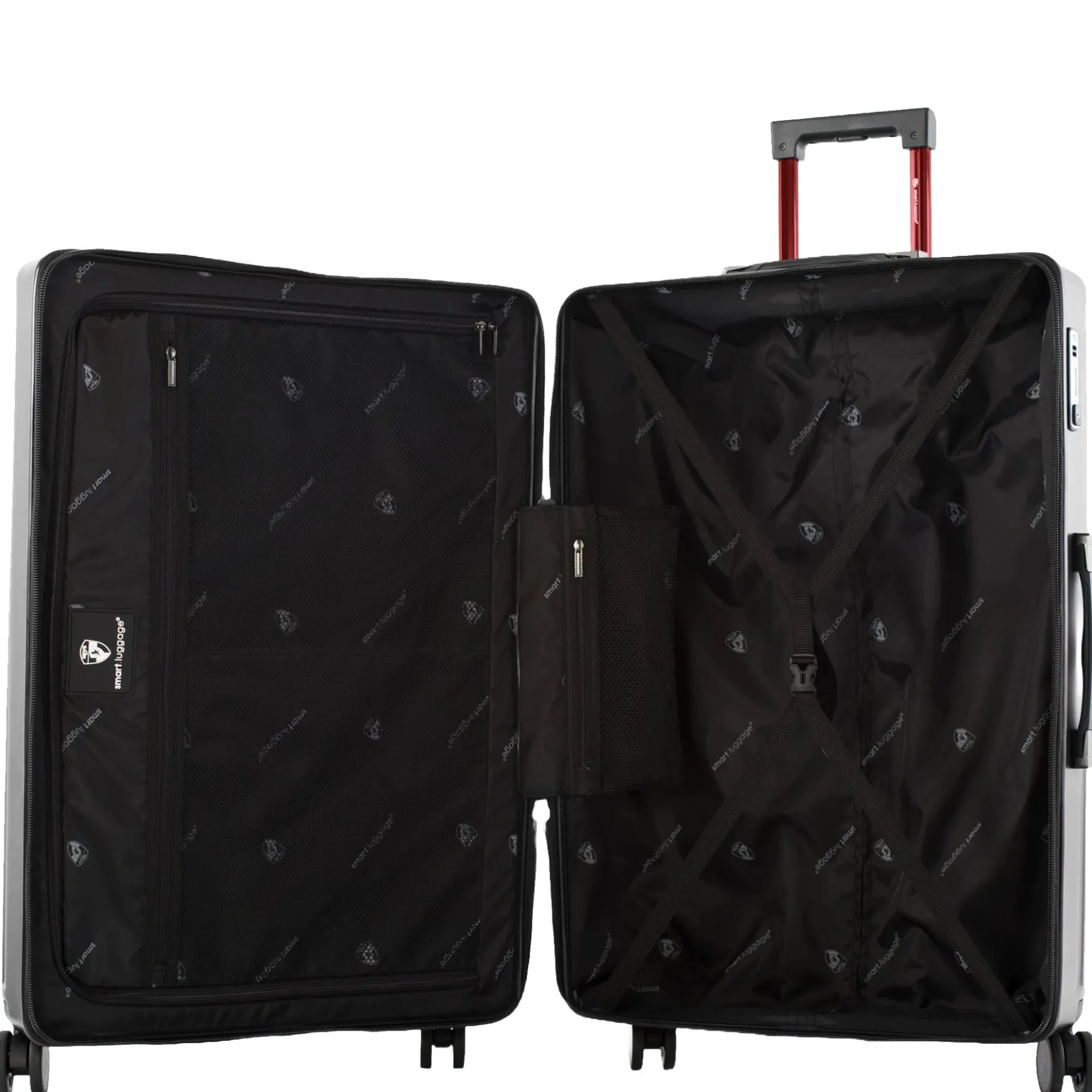 SmartLuggage - 4-Rollen-Trolley L (schwarz)