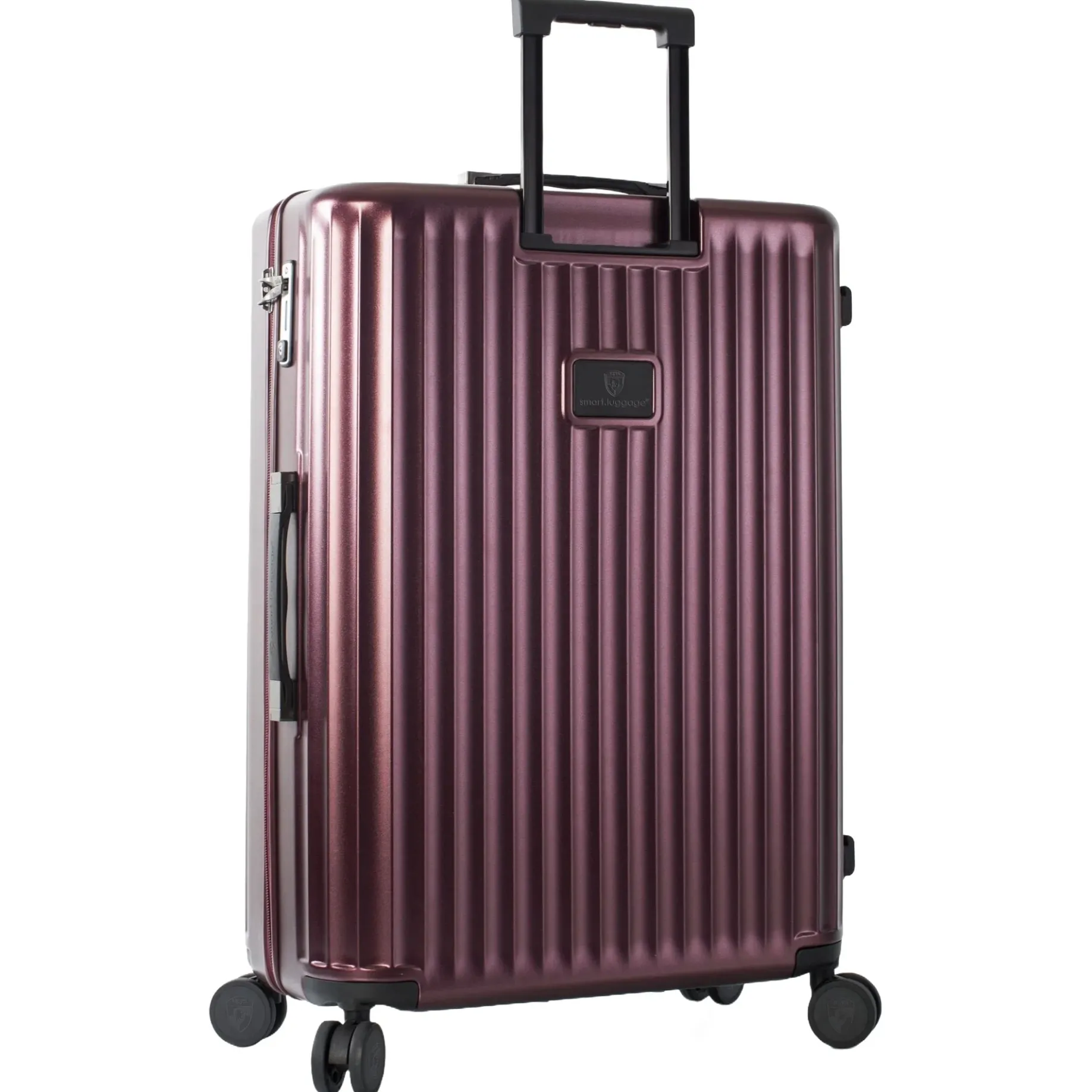 SmartLuggage - 4-Rollen-Trolley L (burgundy)