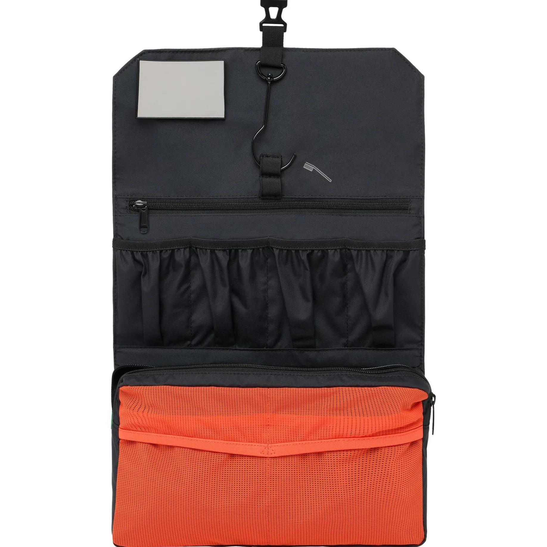 Socotra - Kulturbeutel zum Aufhängen 31 cm (schwarz)