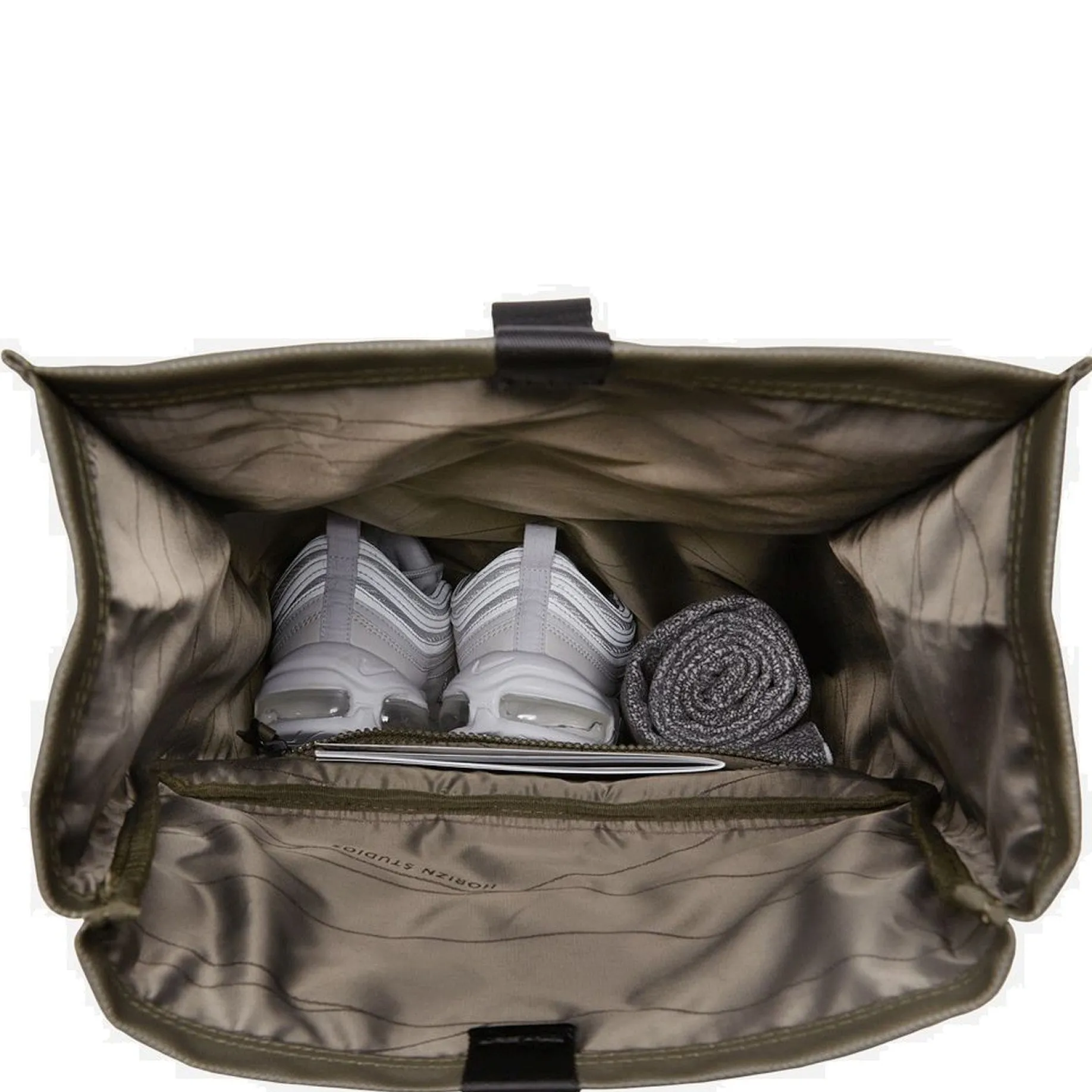SoFo Rolltop - Rucksack 15'' 47 cm (dark olive)