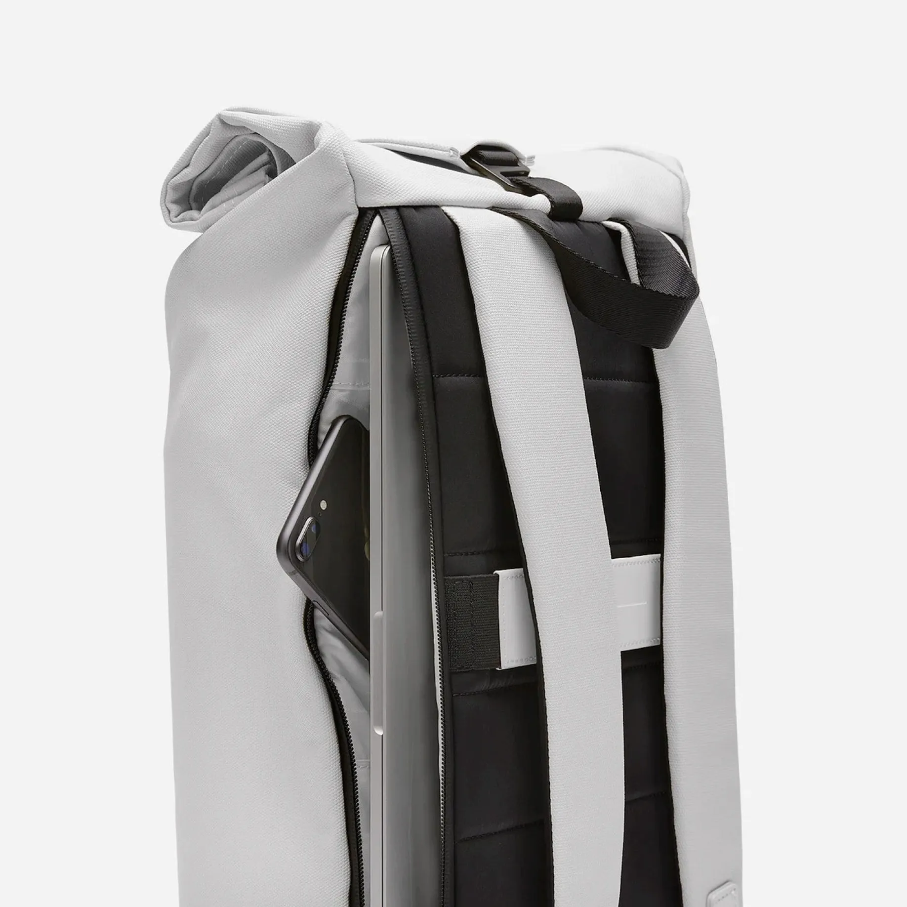 SoFo Rolltop - Rucksack 15'' 47 cm (light quartz grey)