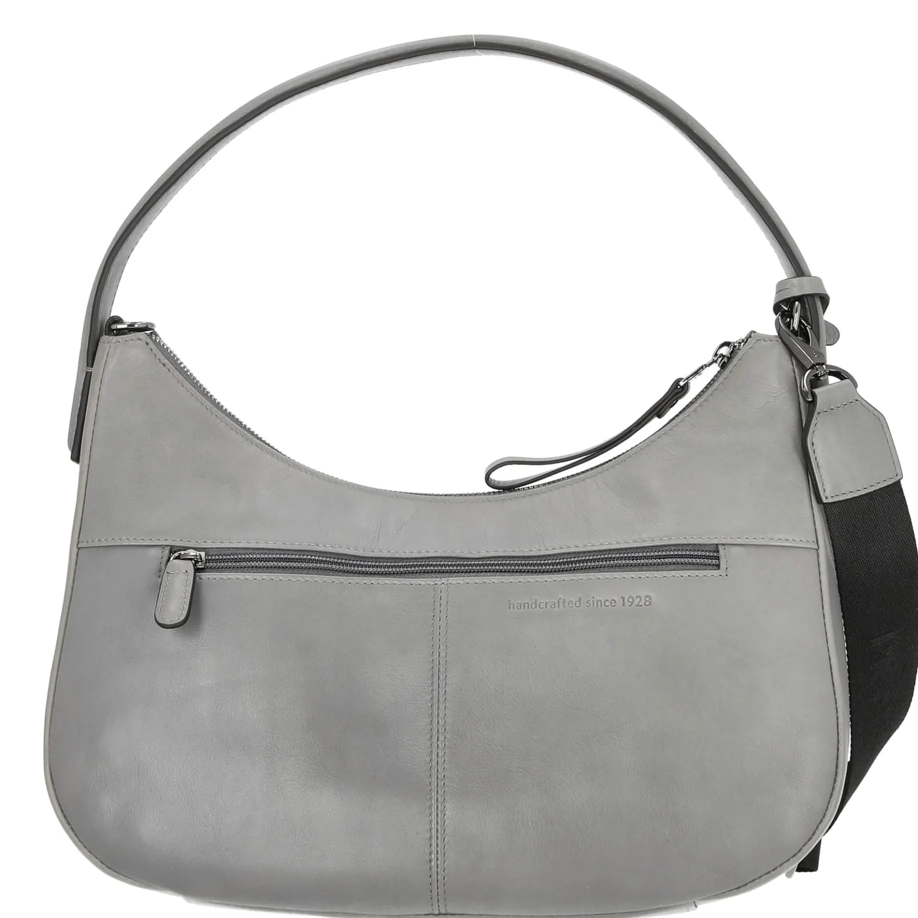 Soul - Schultertasche 33 cm Rindsleder (granite)