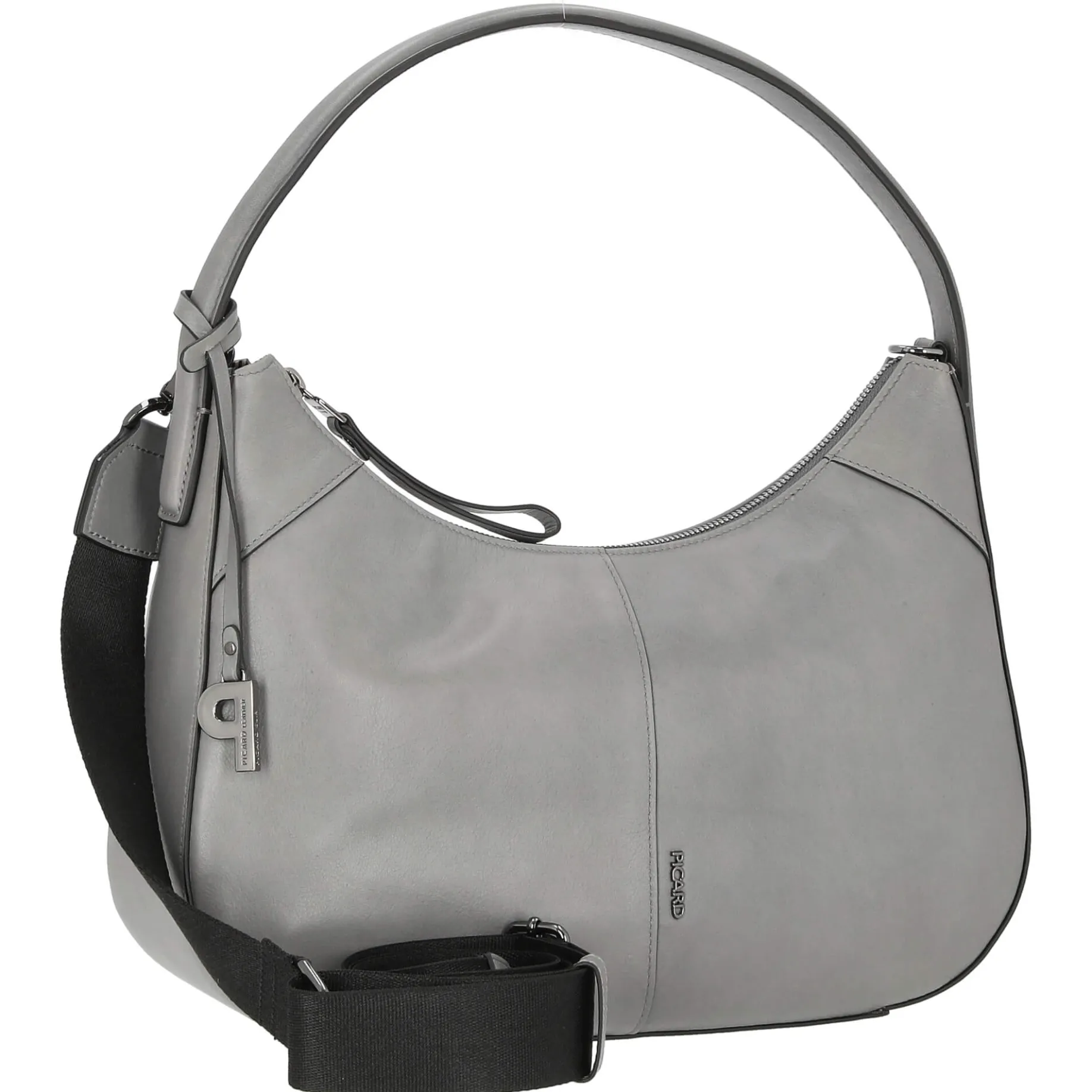 Soul - Schultertasche 33 cm Rindsleder (granite)