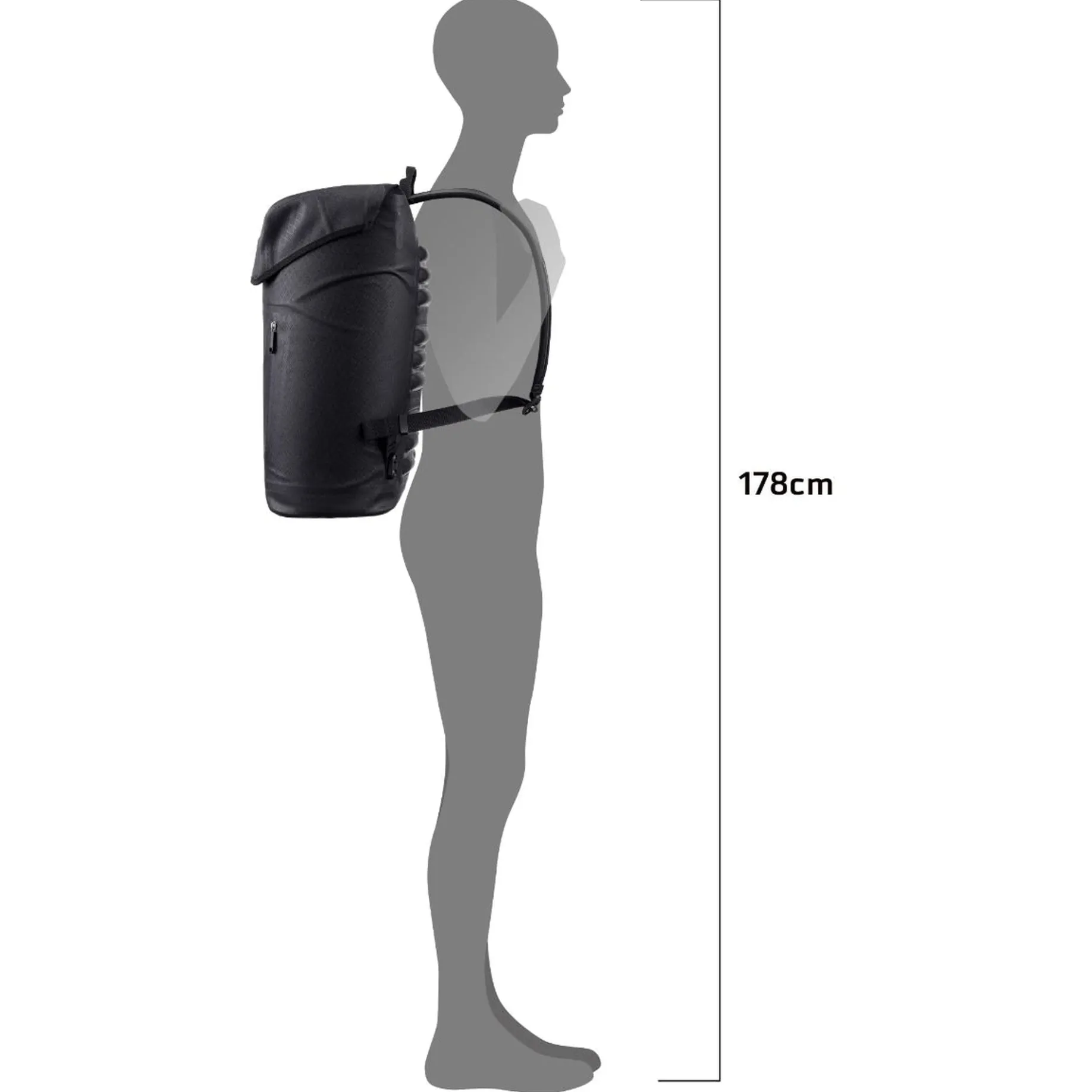 Soulo 25 - Rucksack 15.4" 47 cm (black embossed)