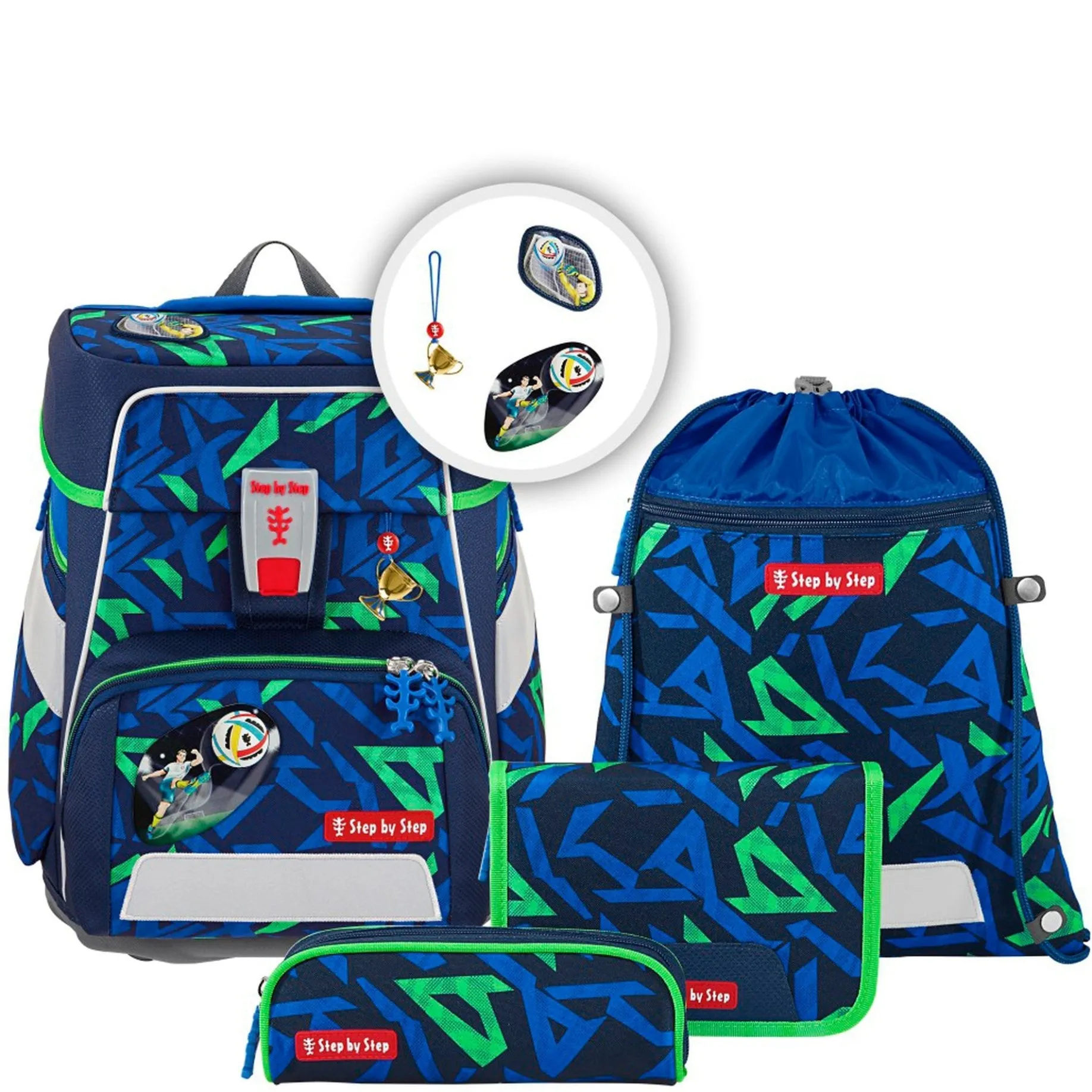 Space - Schulranzen Set 5tlg. (Soccer Ben)