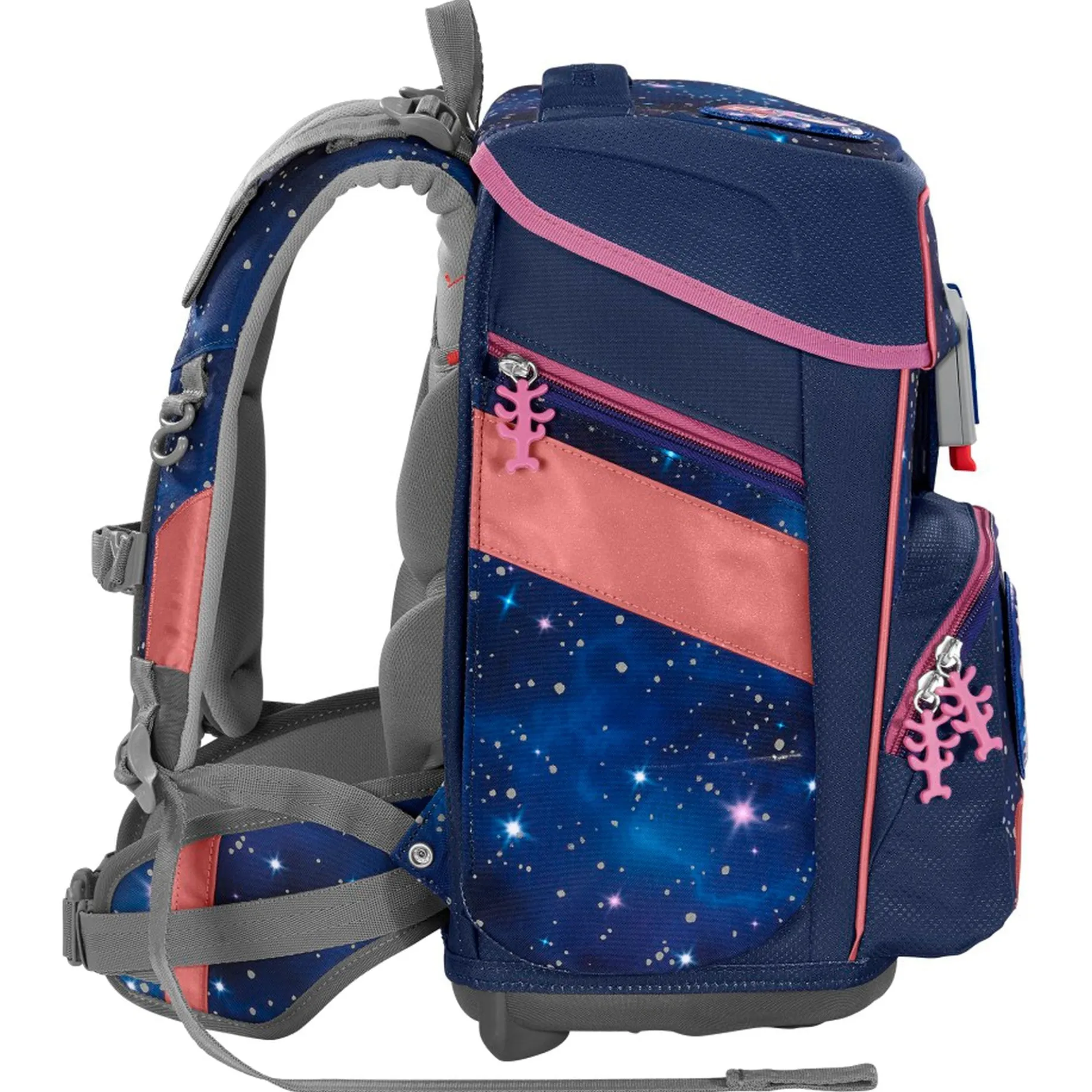 Space Reflect Schulranzen Set 5 tlg. (Star Seahorse Zoe)
