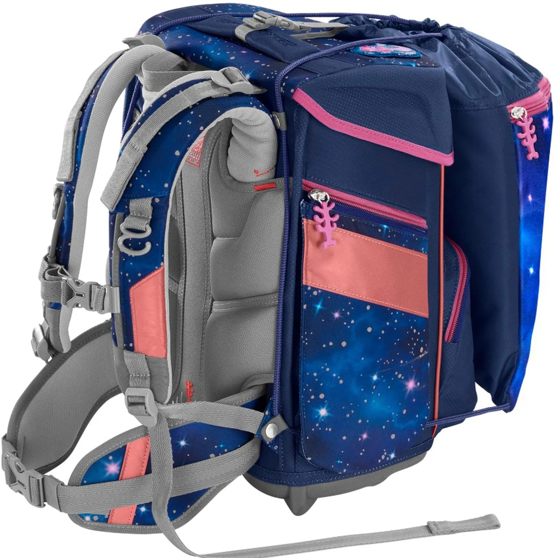 Space Reflect Schulranzen Set 5 tlg. (Star Seahorse Zoe)