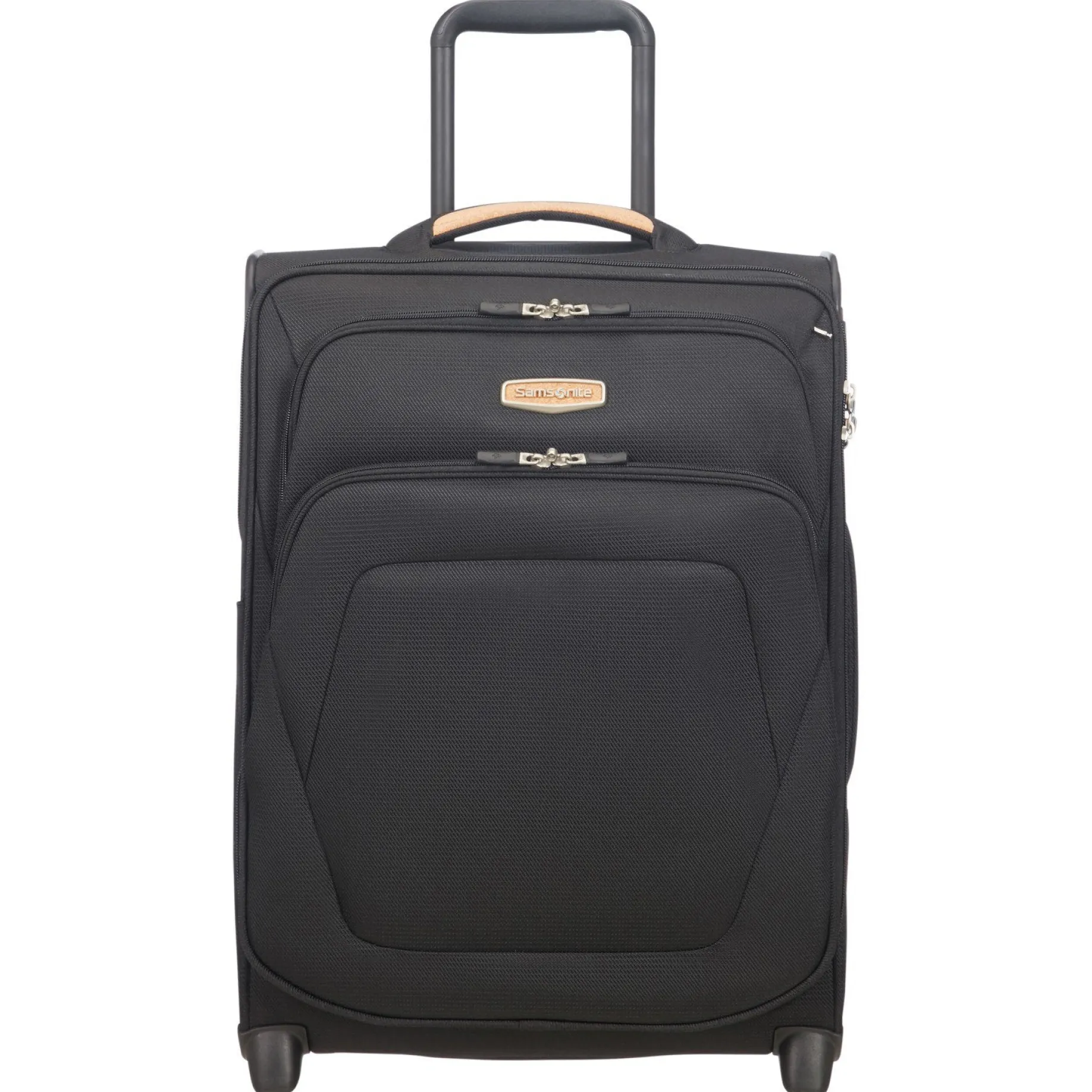Spark SNG Eco - 2-Rollen-Kabinentrolley 55 cm erw. (eco black)