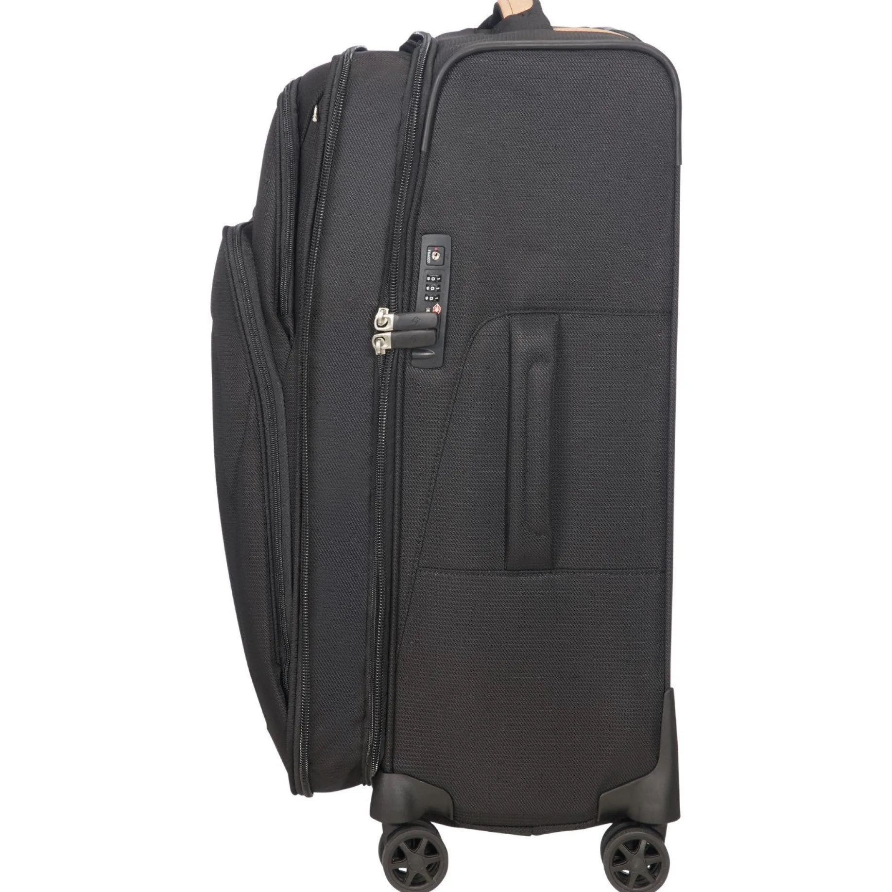 Spark SNG Eco - 4-Rollen-Trolley 67 cm erw. (eco black)
