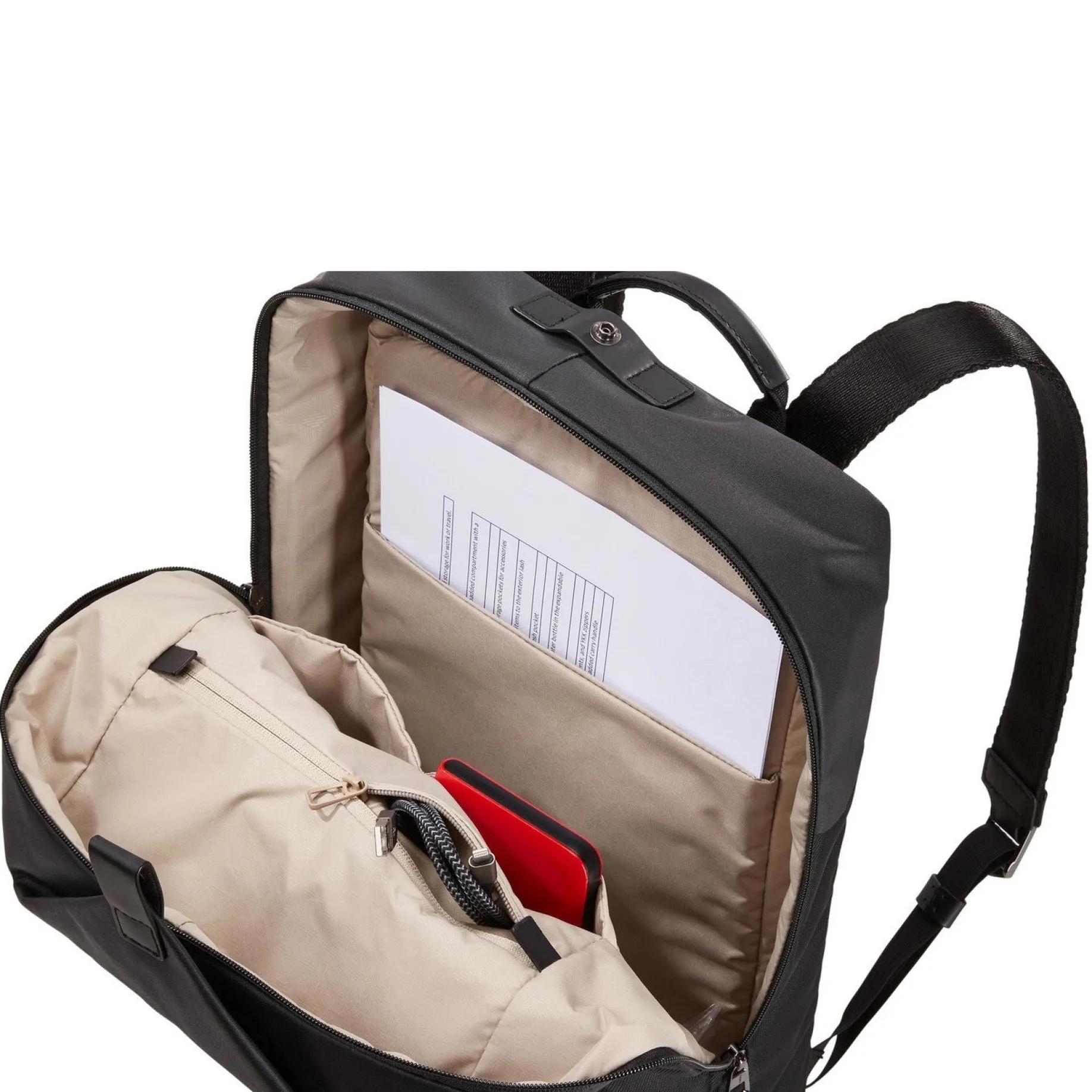 Spira Rucksack mit Laptopfach 13" 43 cm (black)