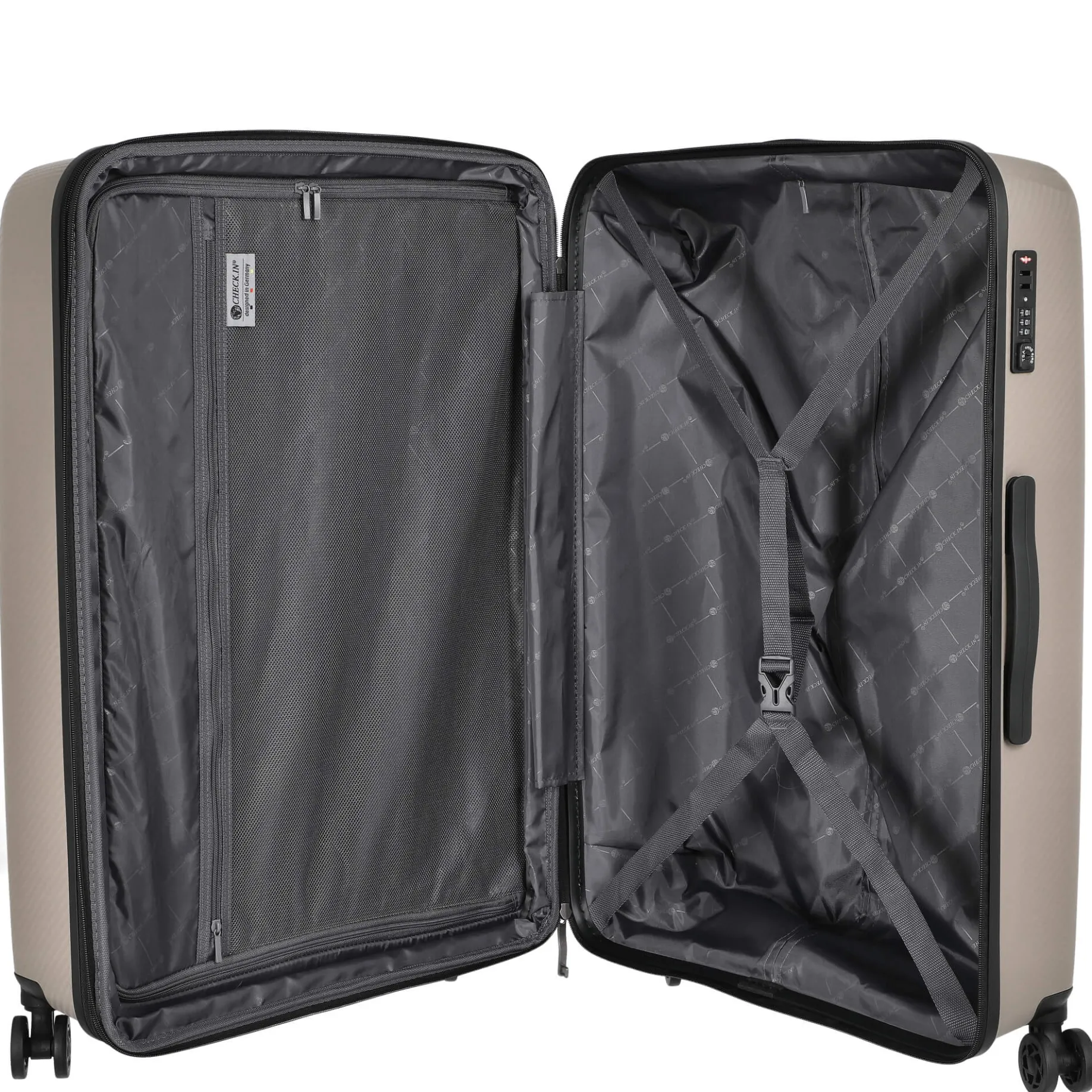 St. Louis - 4-Rollen-Trolley 77 cm erw. (taupe)