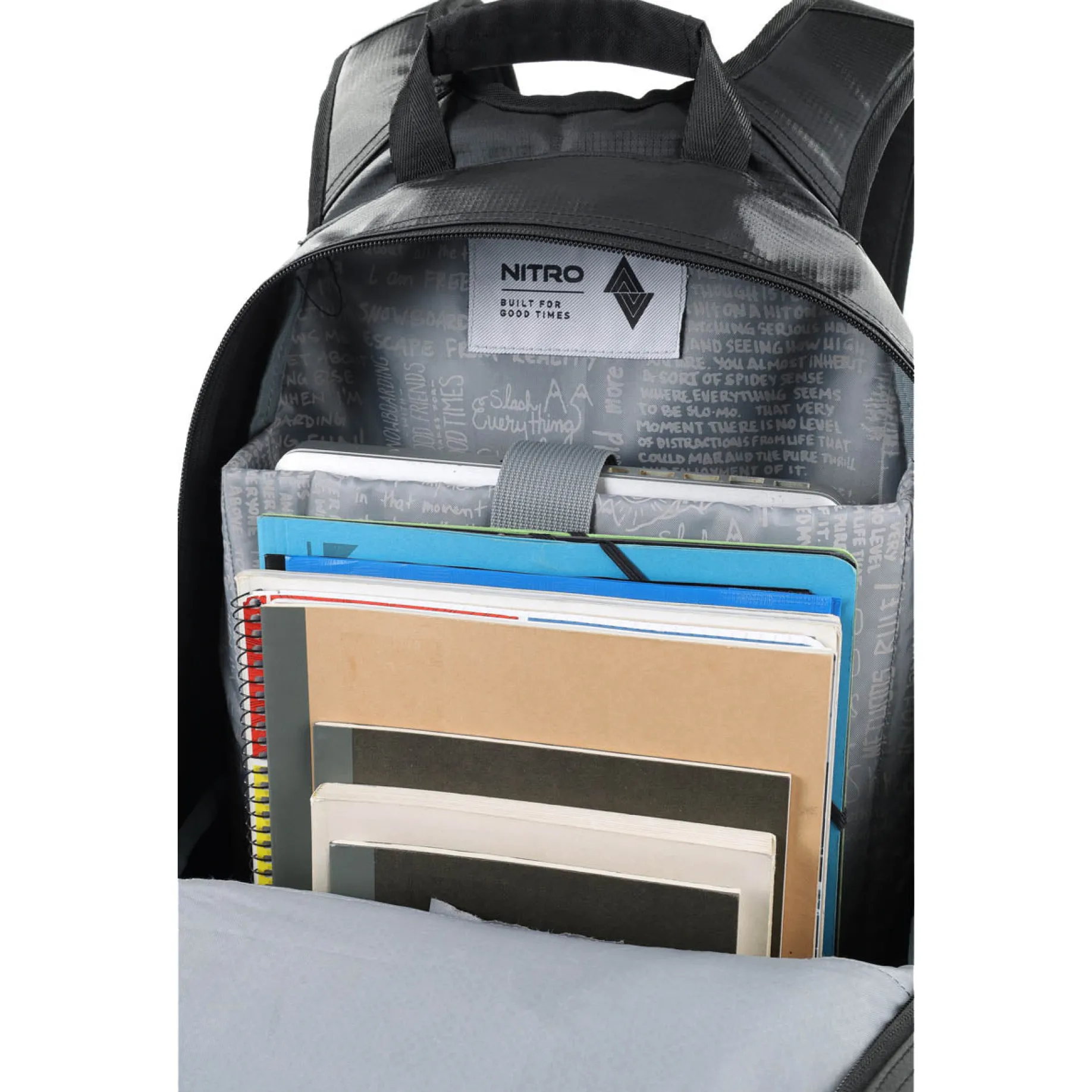 Stash - Laptoprucksack 49 cm 15" (tough black)