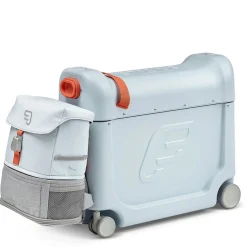 Stokke® JetKids™ Reiseset BedBox 46 cm Set 2 tlg. - 4-Rollen-Kabinentrolley (blue / blue)