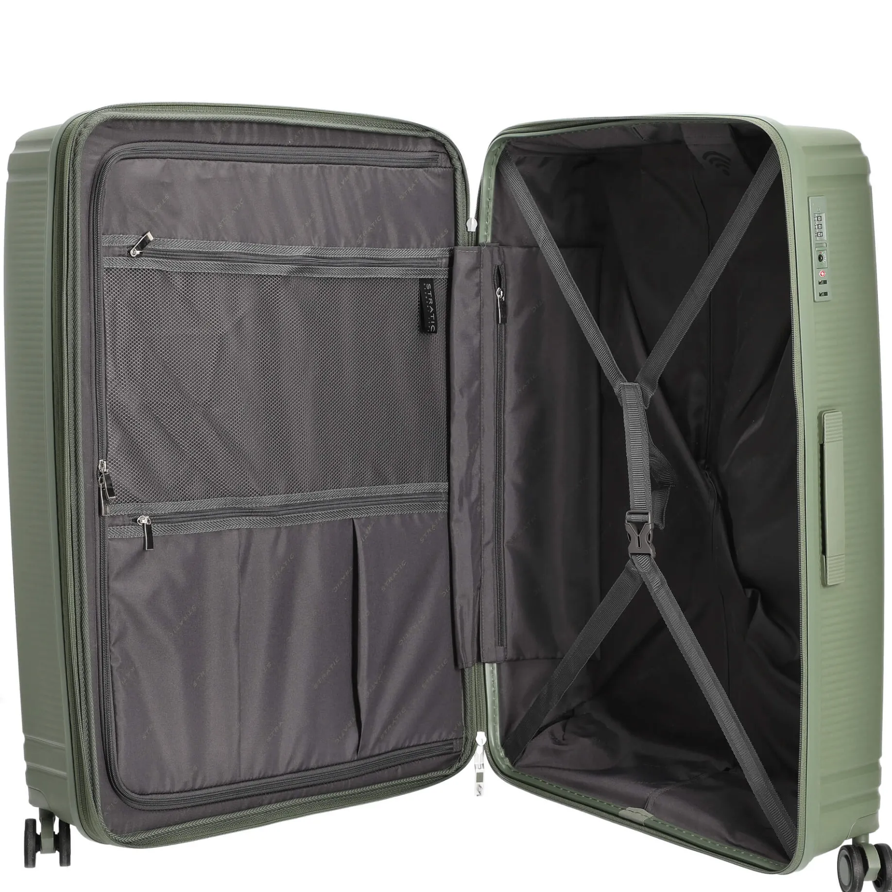 Straw T - 4-Rollen-Trolley 76 cm L erw. (olive)