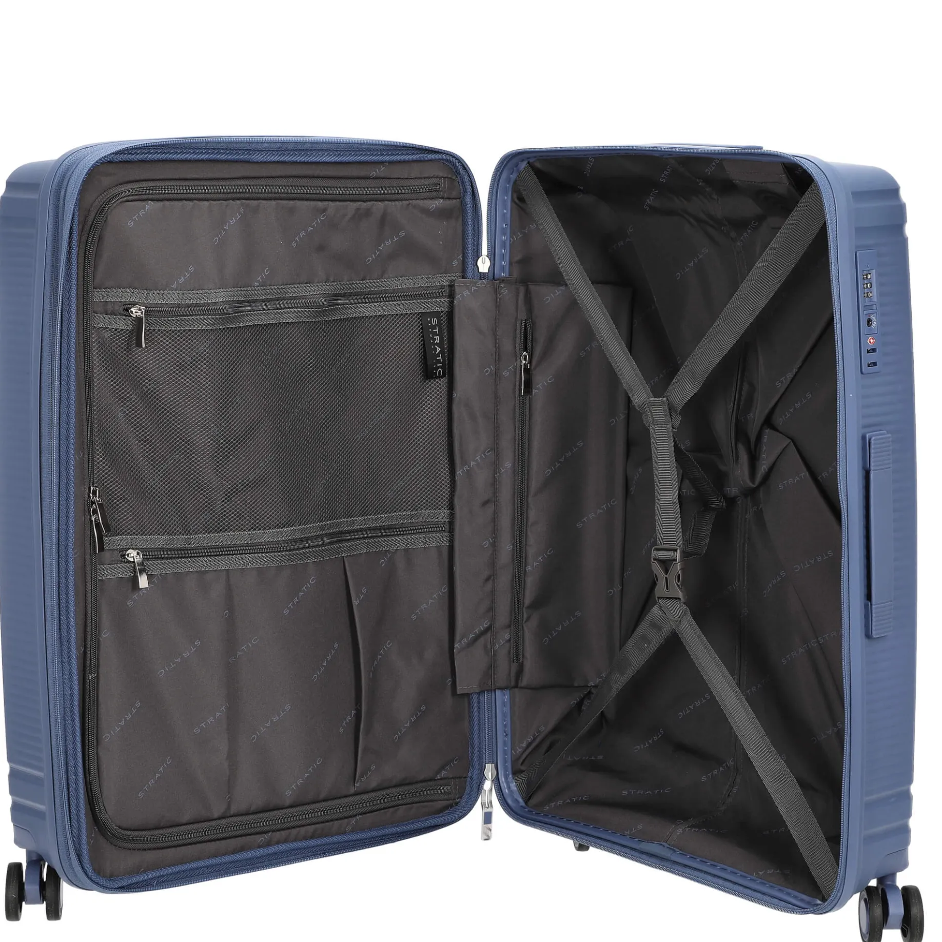 Straw T - 4-Rollen-Trolley 67 cm M erw. (navy)