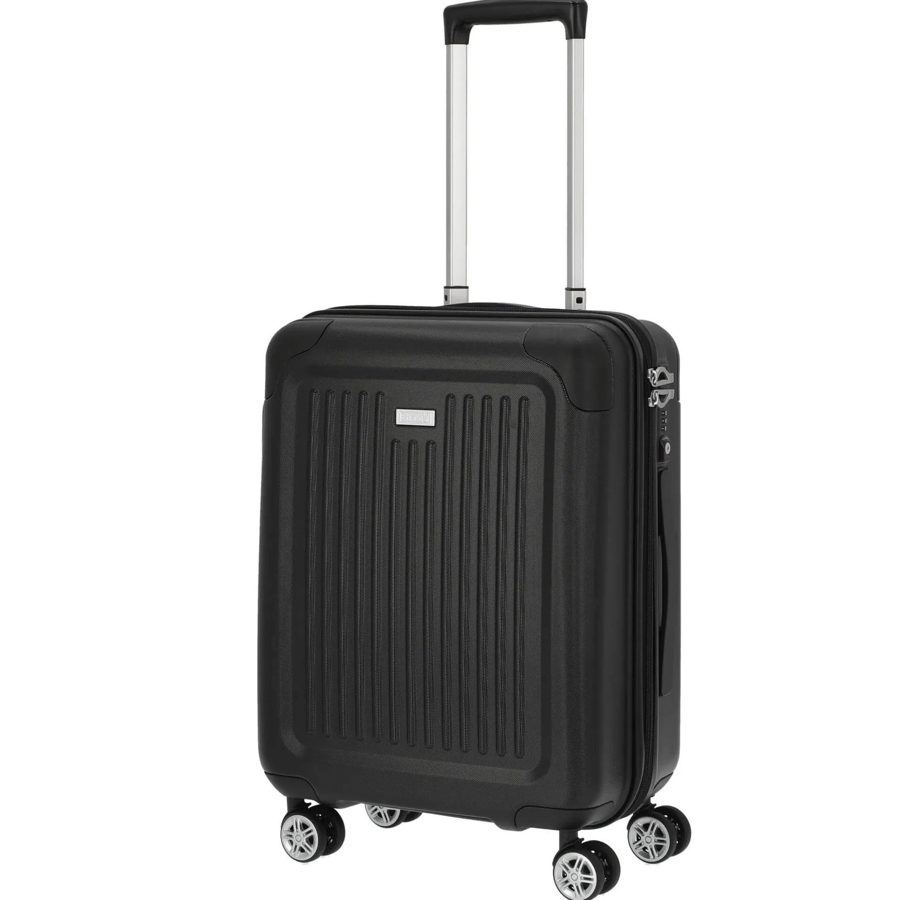 Stripe - 4-Rollen-Trolley 54 cm S (black)