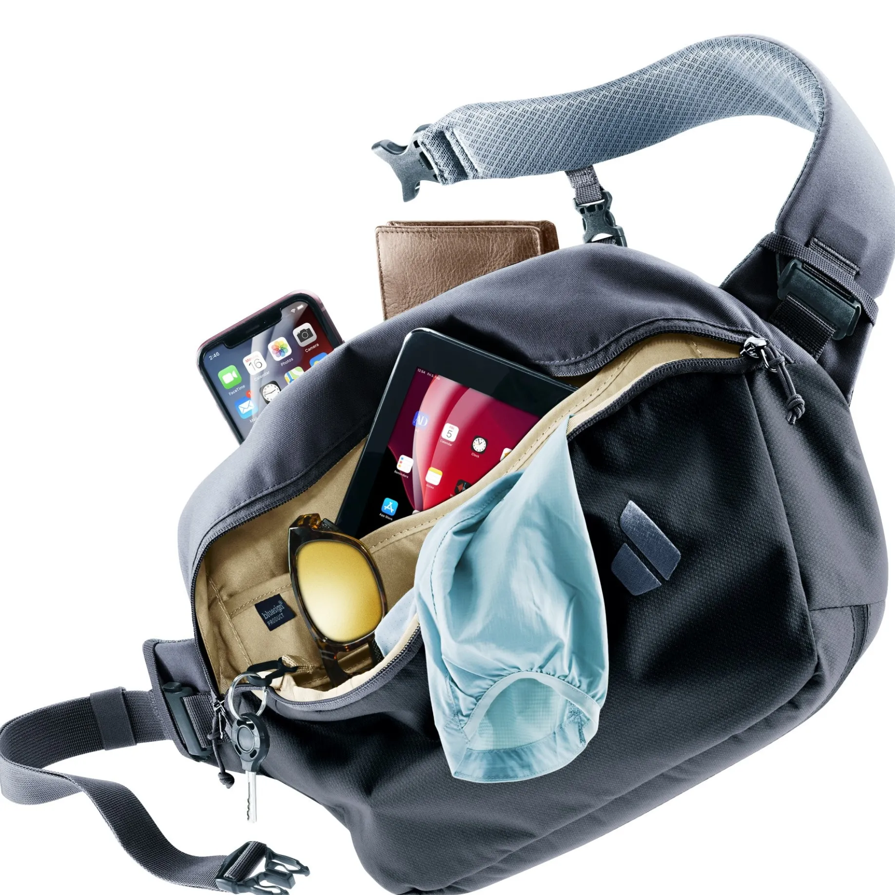 Stroof 8 - Umhängetasche 41 cm (black)