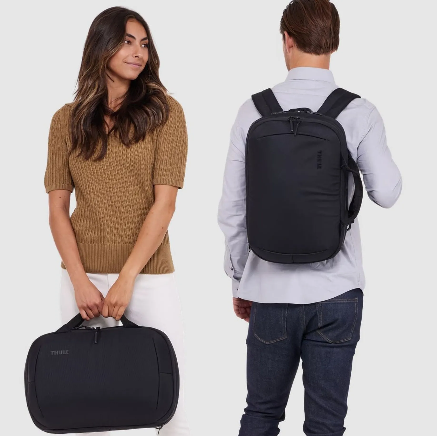 Subterra 2 Hybrid - Reiserucksack/Aktentasche 16" 38 cm erw. (black)