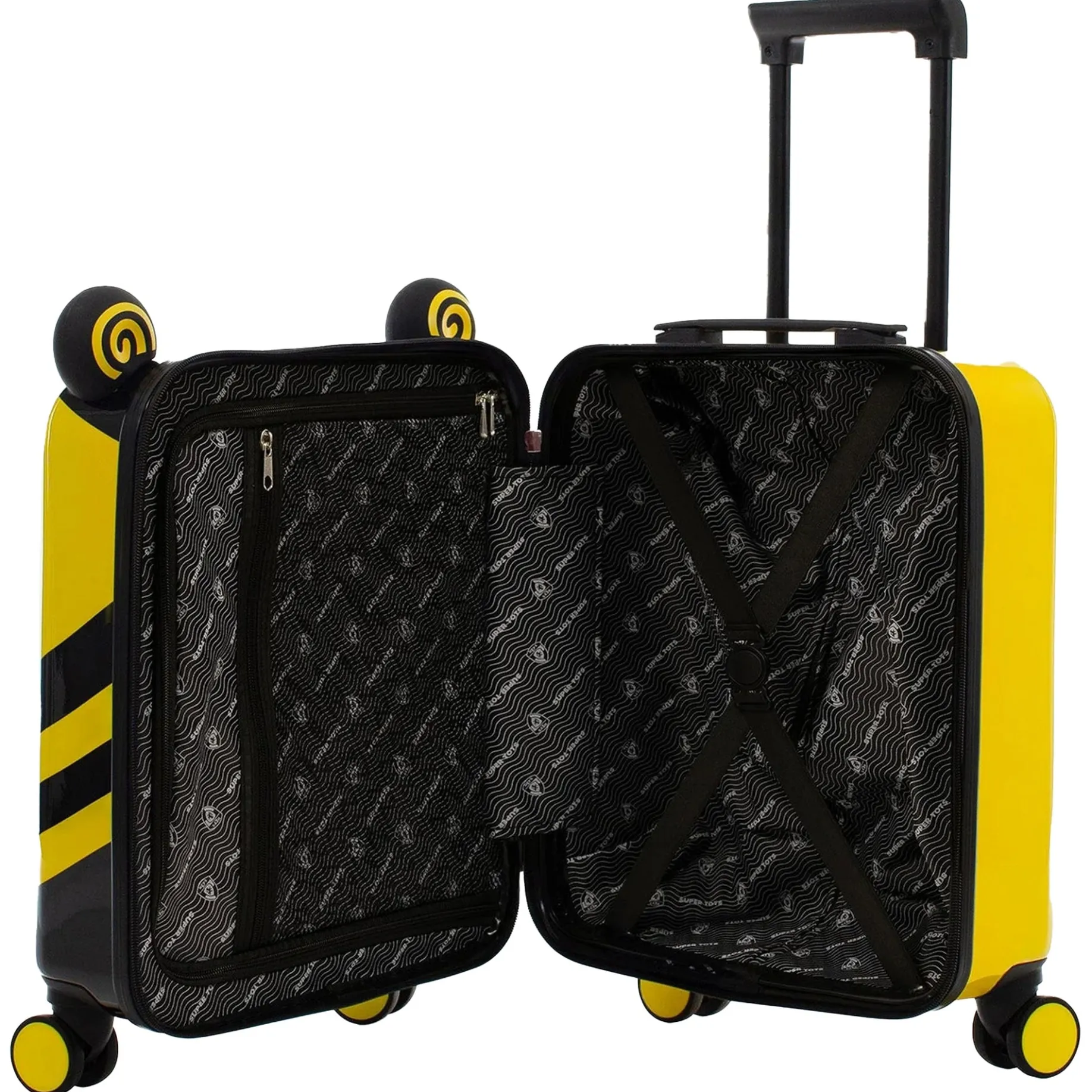 Super Tots - 4-Rollen-Kindertrolley Rucksack 2tlg. 46 cm (Bumble Bee)