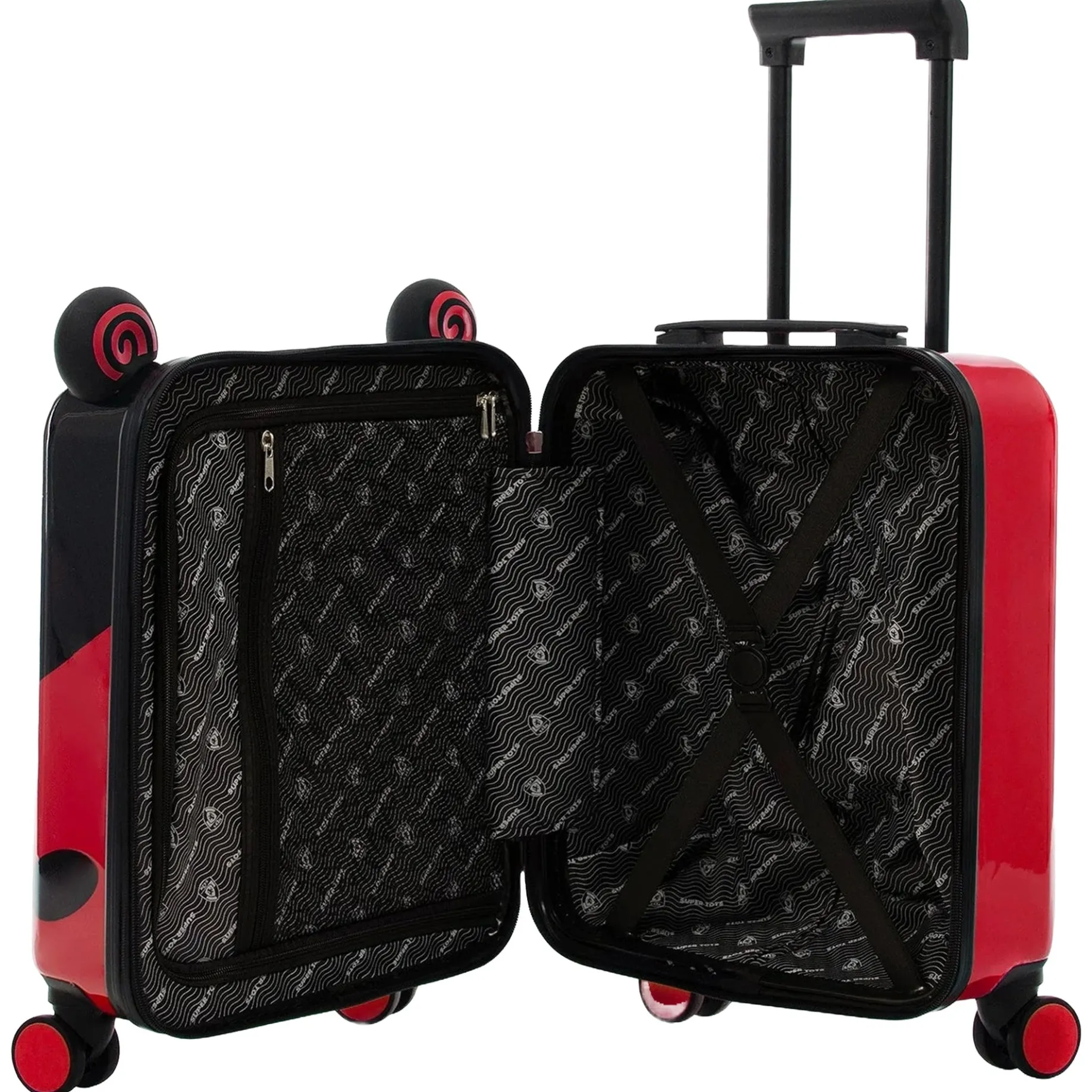 Super Tots - 4-Rollen-Kindertrolley Rucksack 2tlg. 46 cm (Lady Bug)
