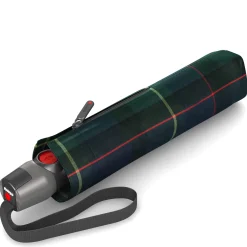 T.200 M Duomatic - Taschenschirm Regenschirm (check hunter)