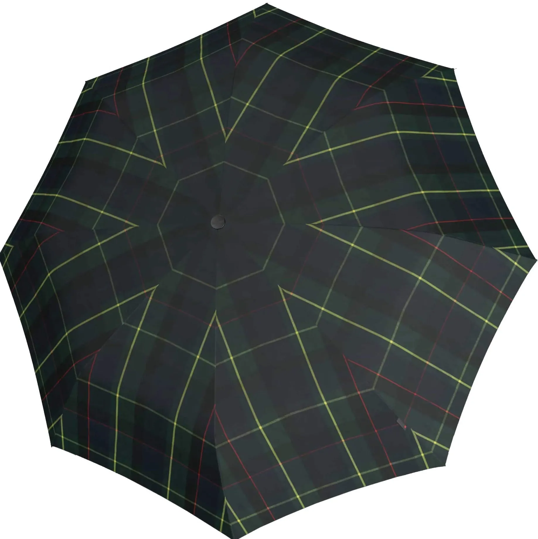 T.200 M Duomatic - Taschenschirm Regenschirm (check hunter)