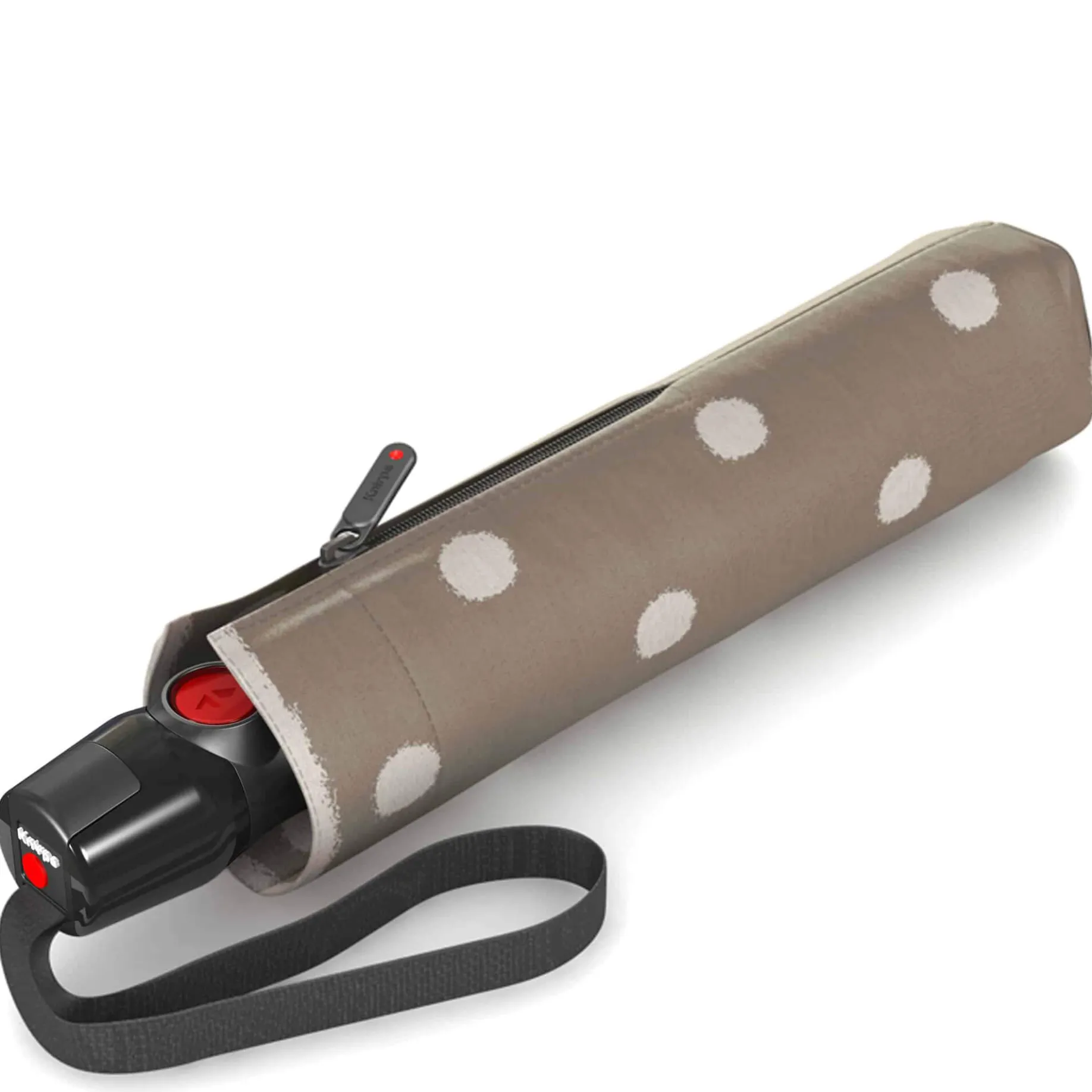 T.200 M Duomatic - Taschenschirm Regenschirm (dot art taupe)