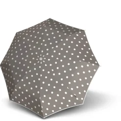 T.200 M Duomatic - Taschenschirm Regenschirm (dot art taupe)
