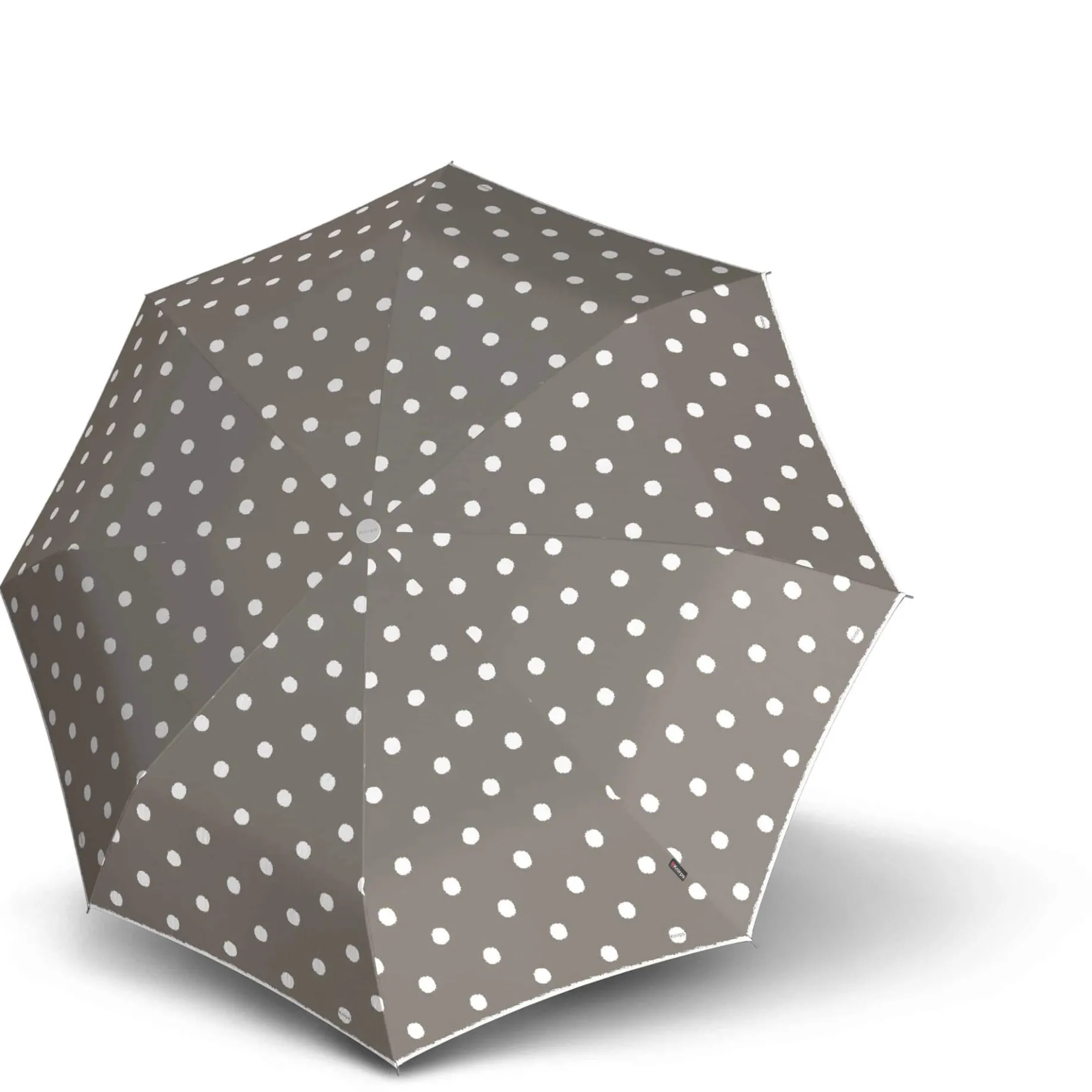 T.200 M Duomatic - Taschenschirm Regenschirm (dot art taupe)